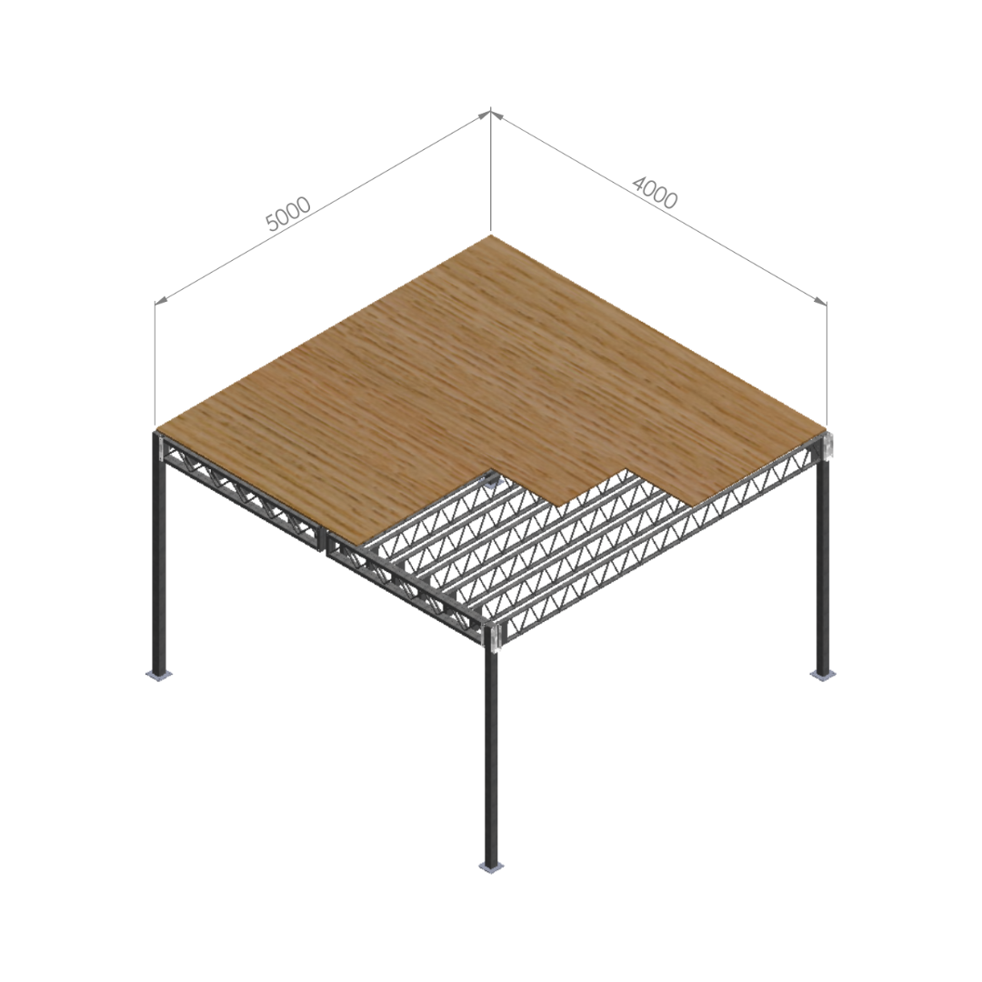 Mezzanine Floor 20m2 Kit