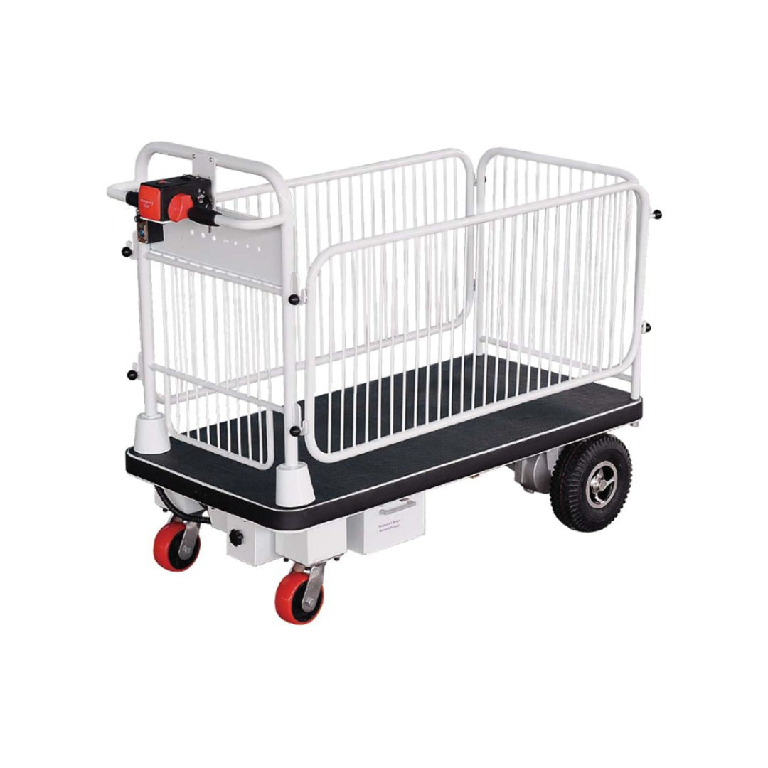 400kg Rated Electric Powered Trolley Cart with Cage