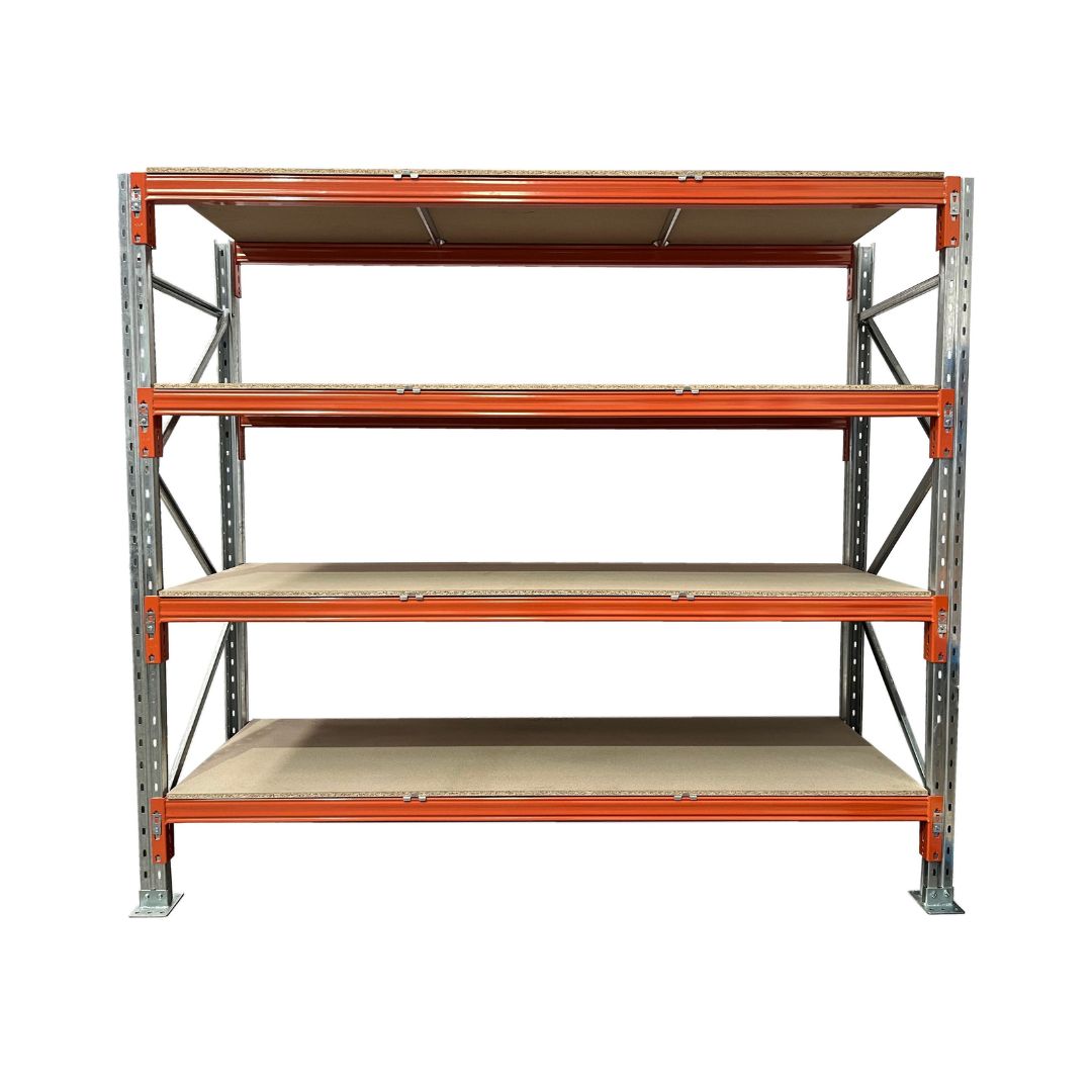 ReadyRack Heavy Duty Shelving Starter Bay 2438mm high with board