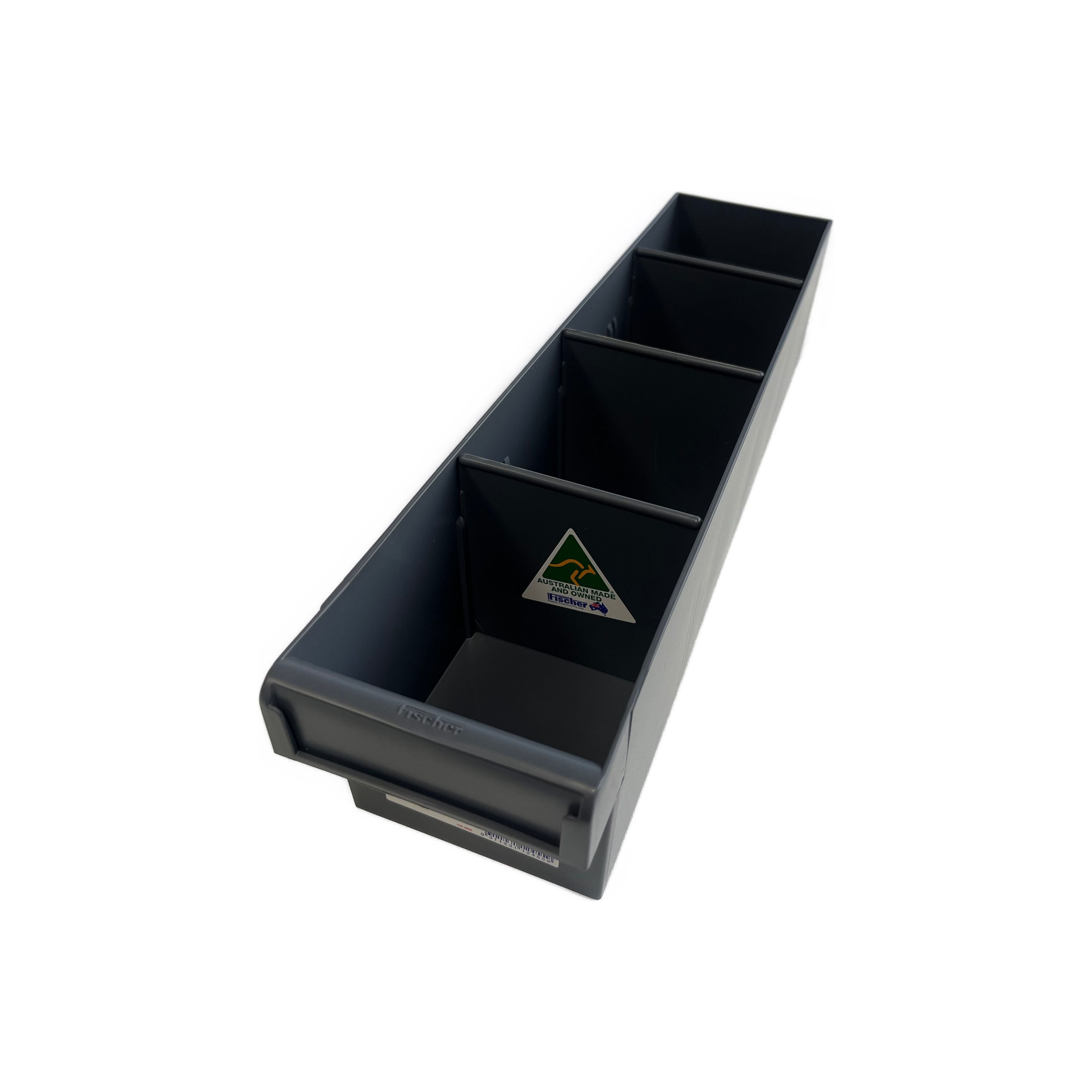 ReadyRack Spare Parts Tray 100x100x400 (Bulk) Grey Pack of 12