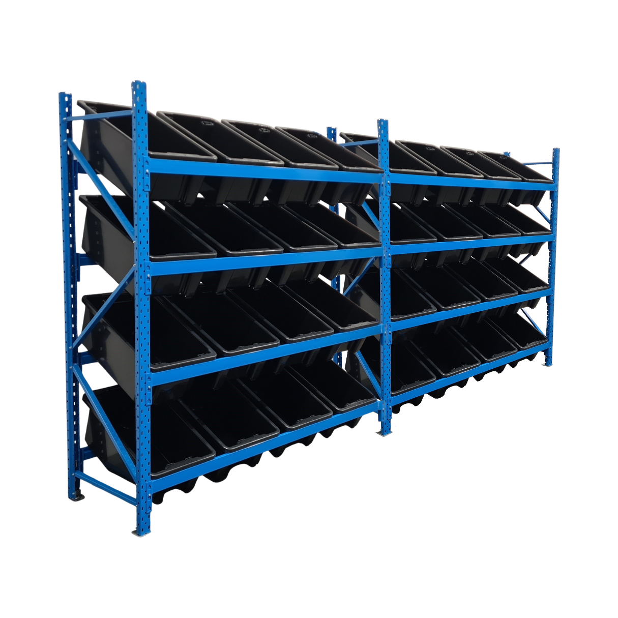 ReadyRack Long Span Shelving Package With Tubs 2000mm High Two Bay