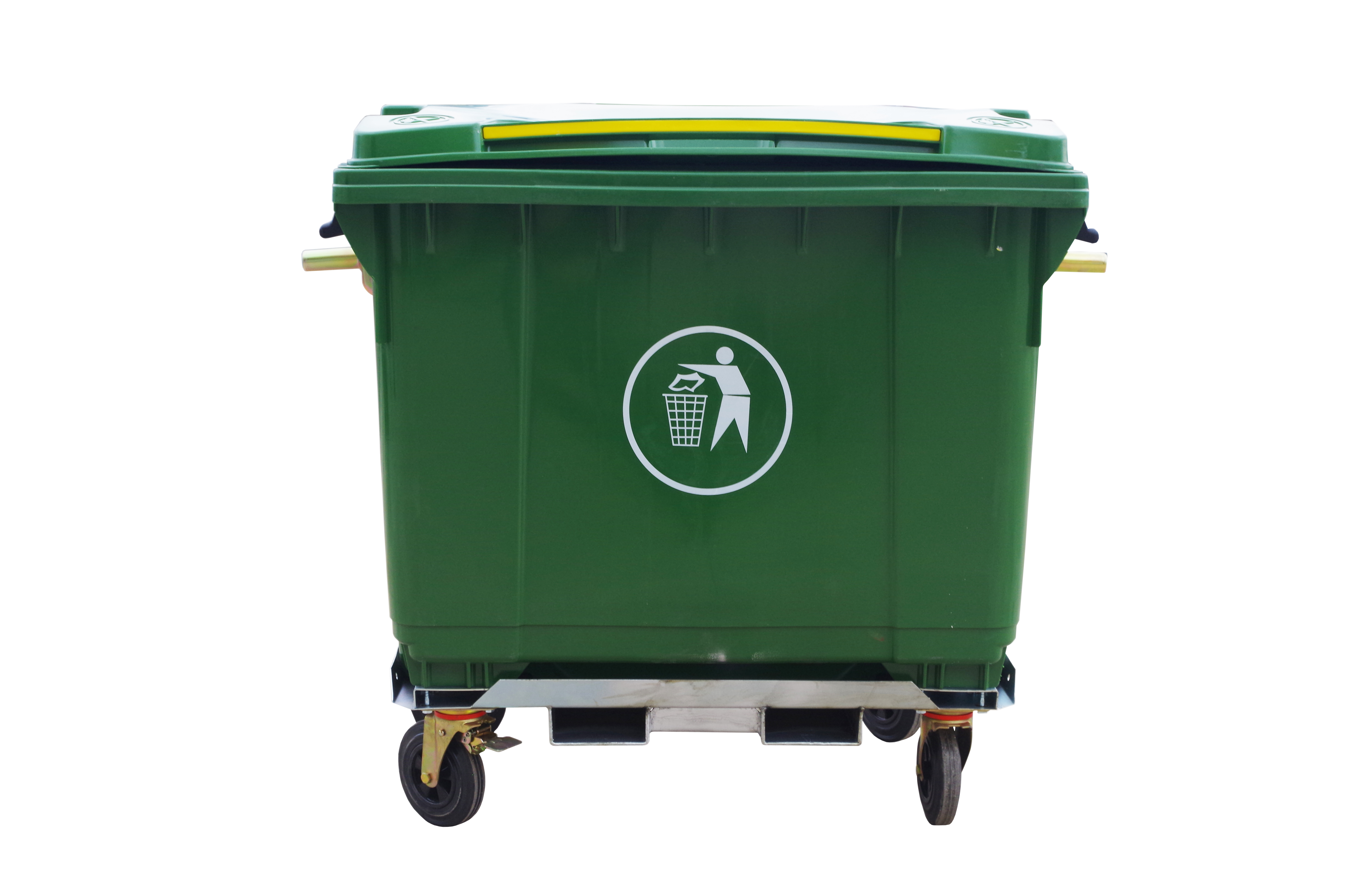 Rotating Plastic Bin with Base for Forklift