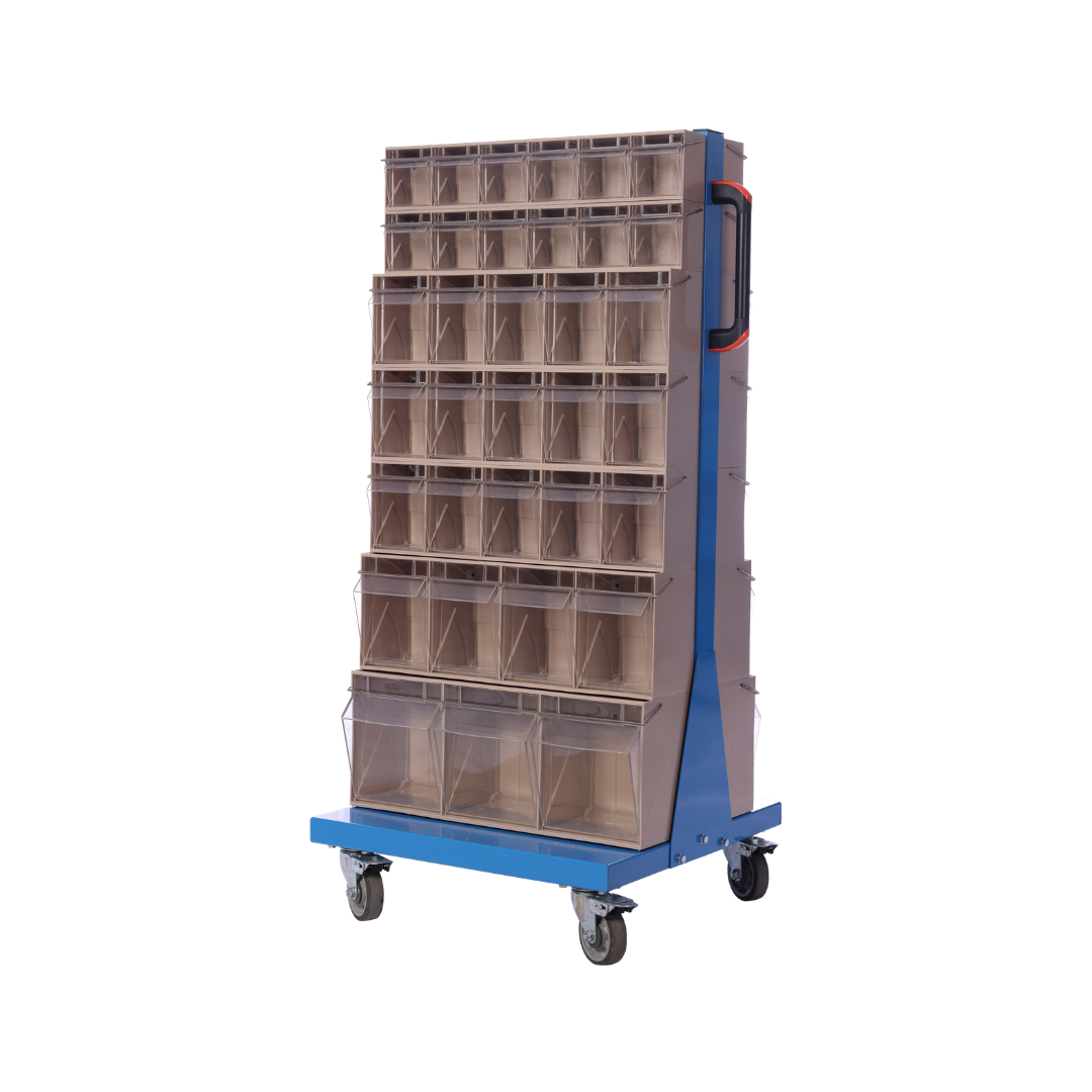 High Density Tiltbox Spare Parts Trolley