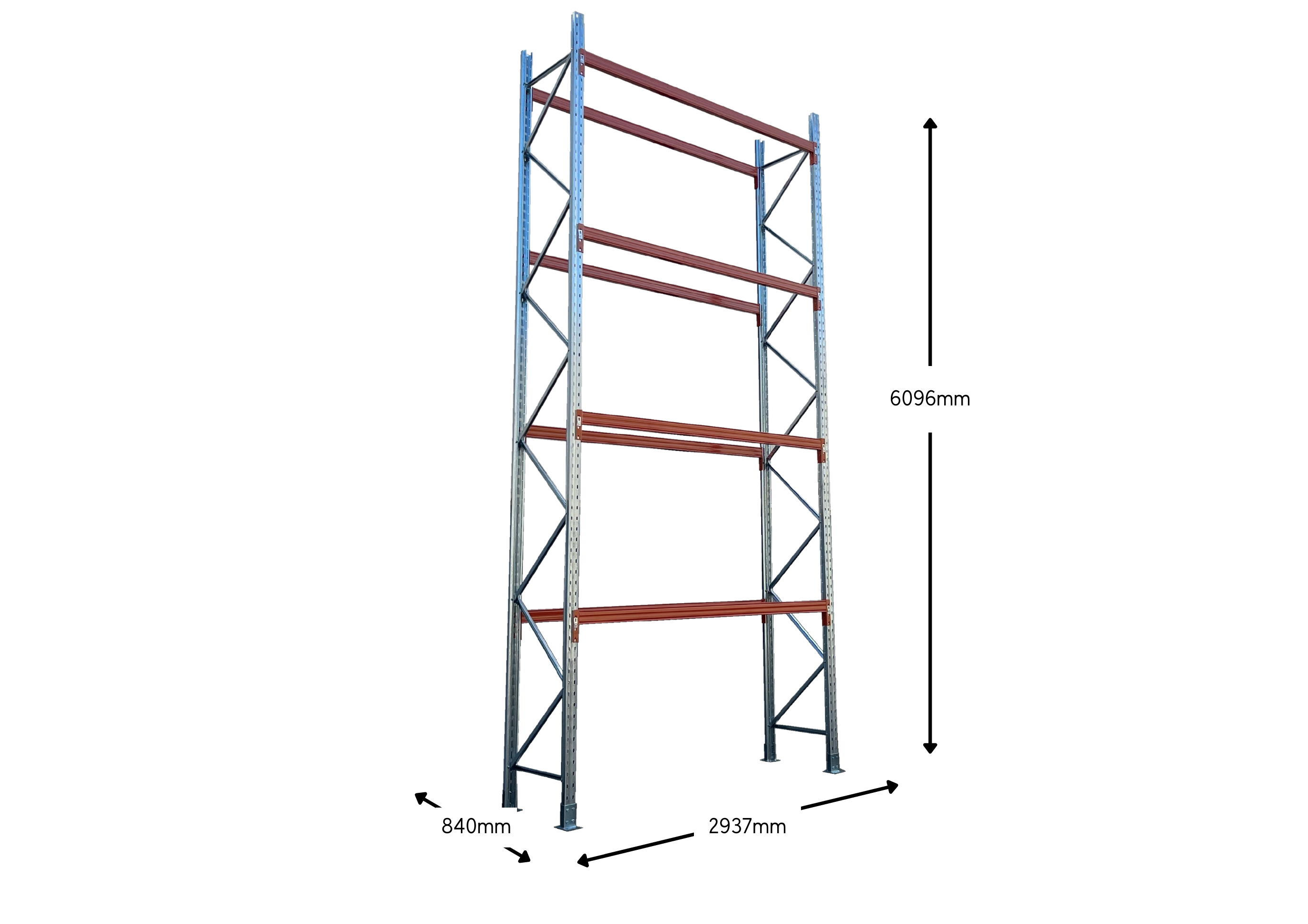 Selective Pallet Racking Single Bay Package