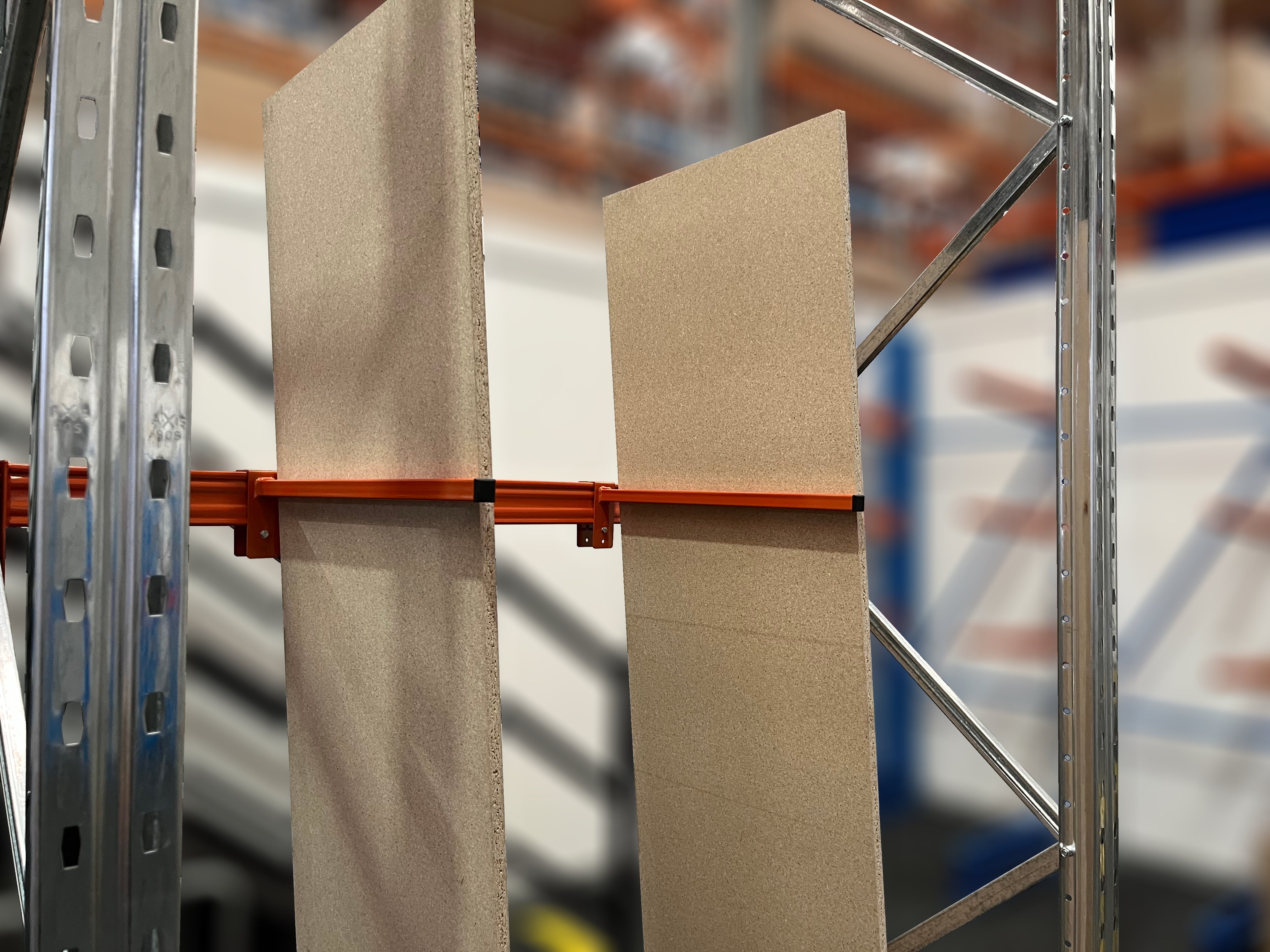 Vertical racking starter bay 3658mm high x 840mm deep heavy duty upright storage system for long length products