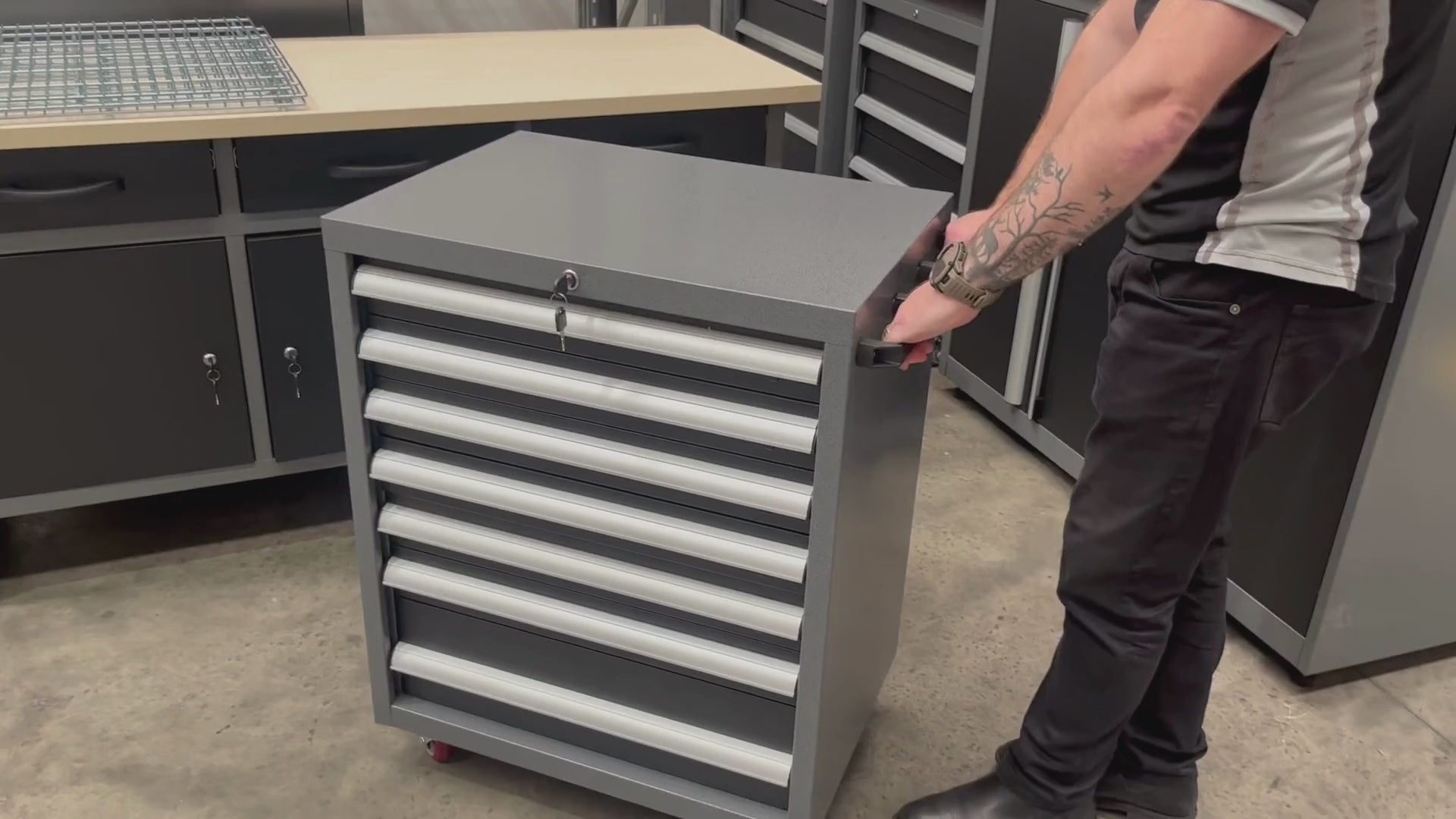 ReadyRack Workshop Mobile Tool Drawers