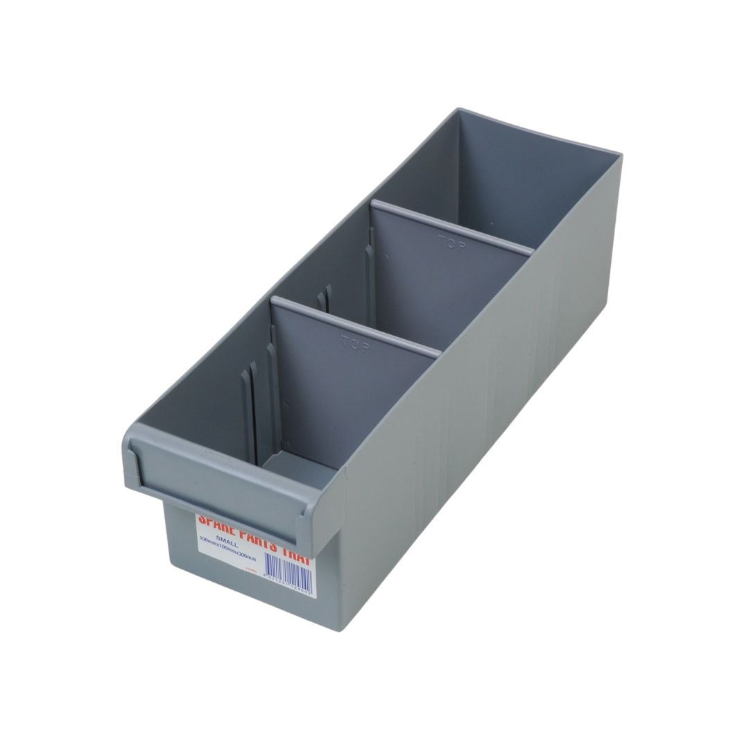 ReadyRack Spare Parts Tray 100x100x300 (Bulk) Grey Pack of 12