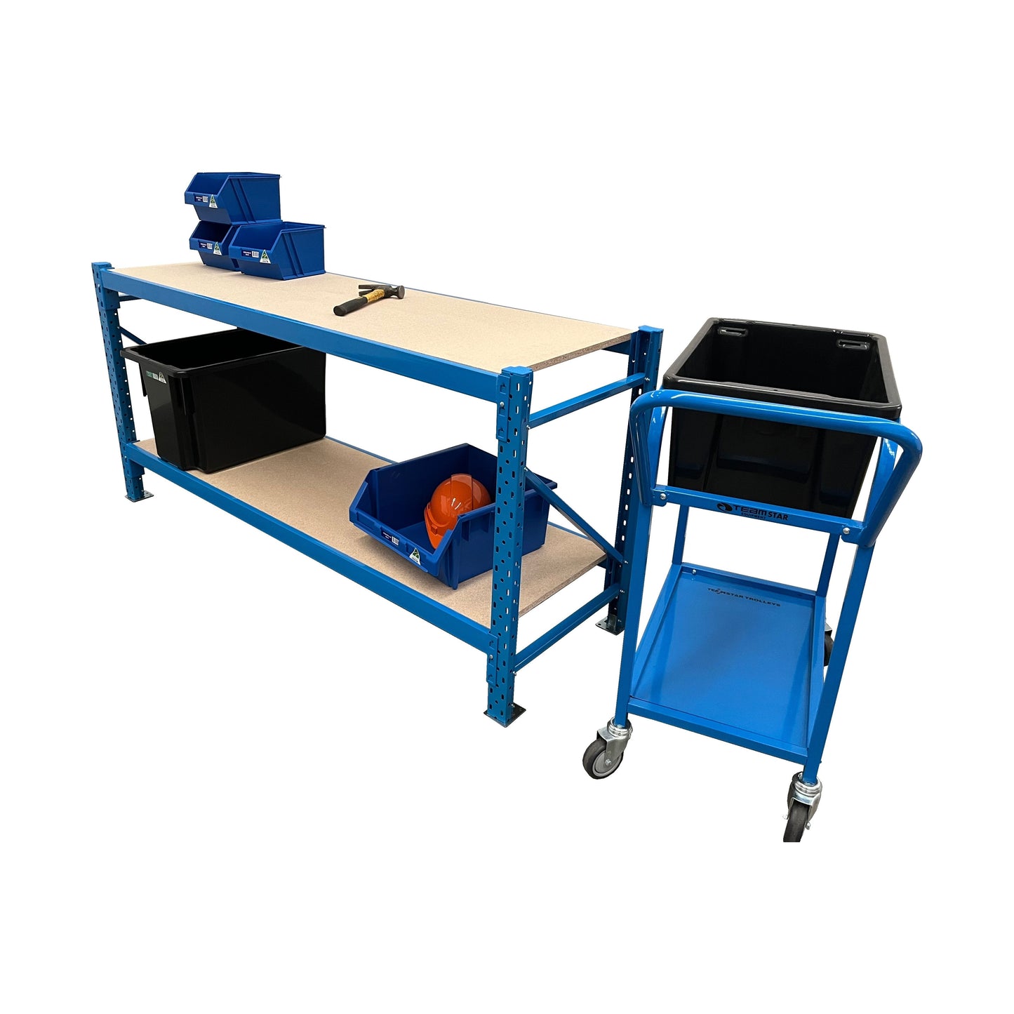 ReadyRack Longspan Workbench 4 - 2520mm L x 600mm D x 900mm H