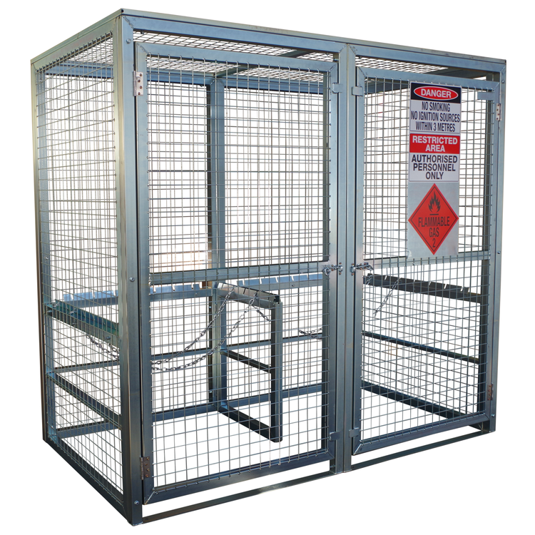 Gas Cages for Safe Storage