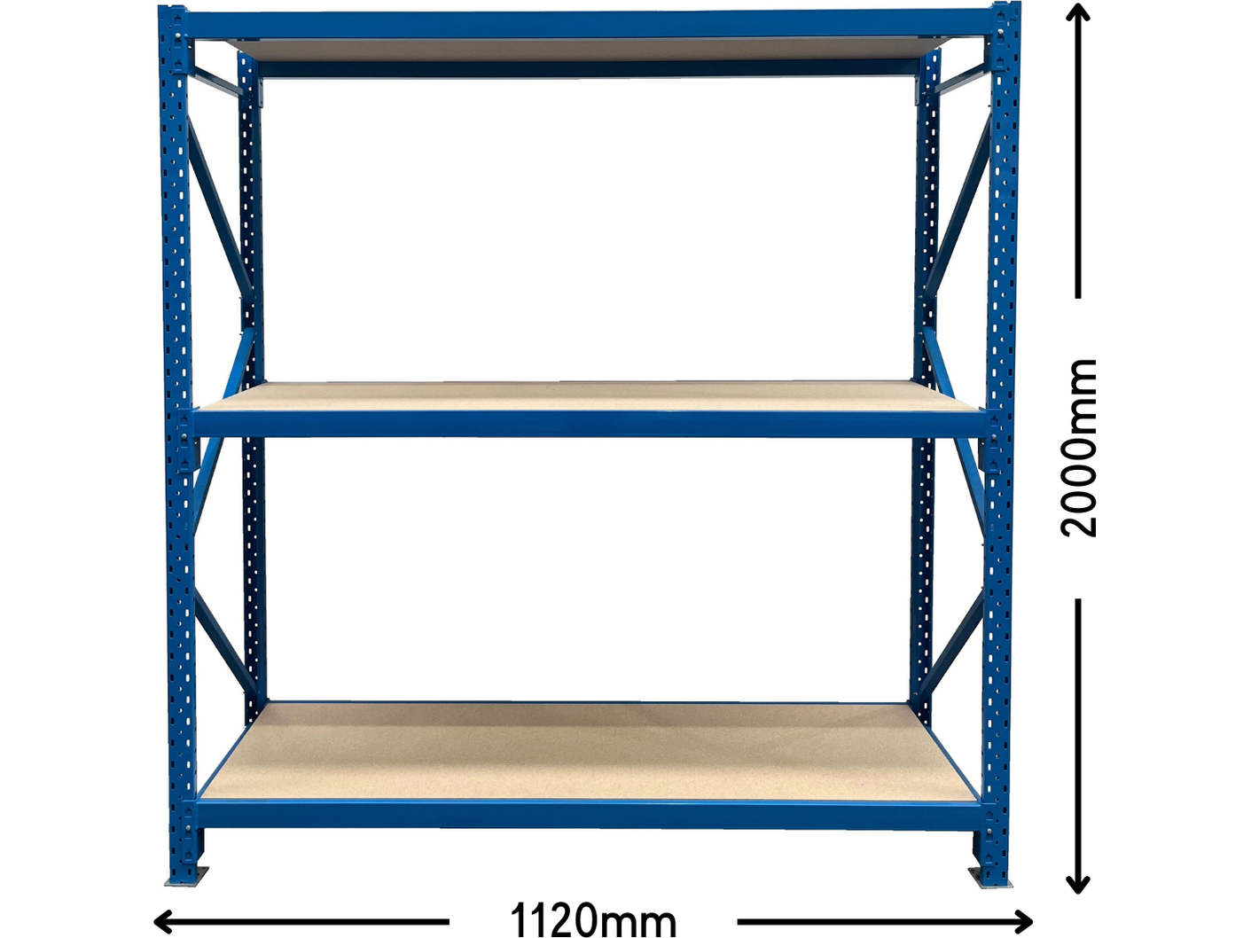 Garage Shelving Starter Bay With 3 Levels
