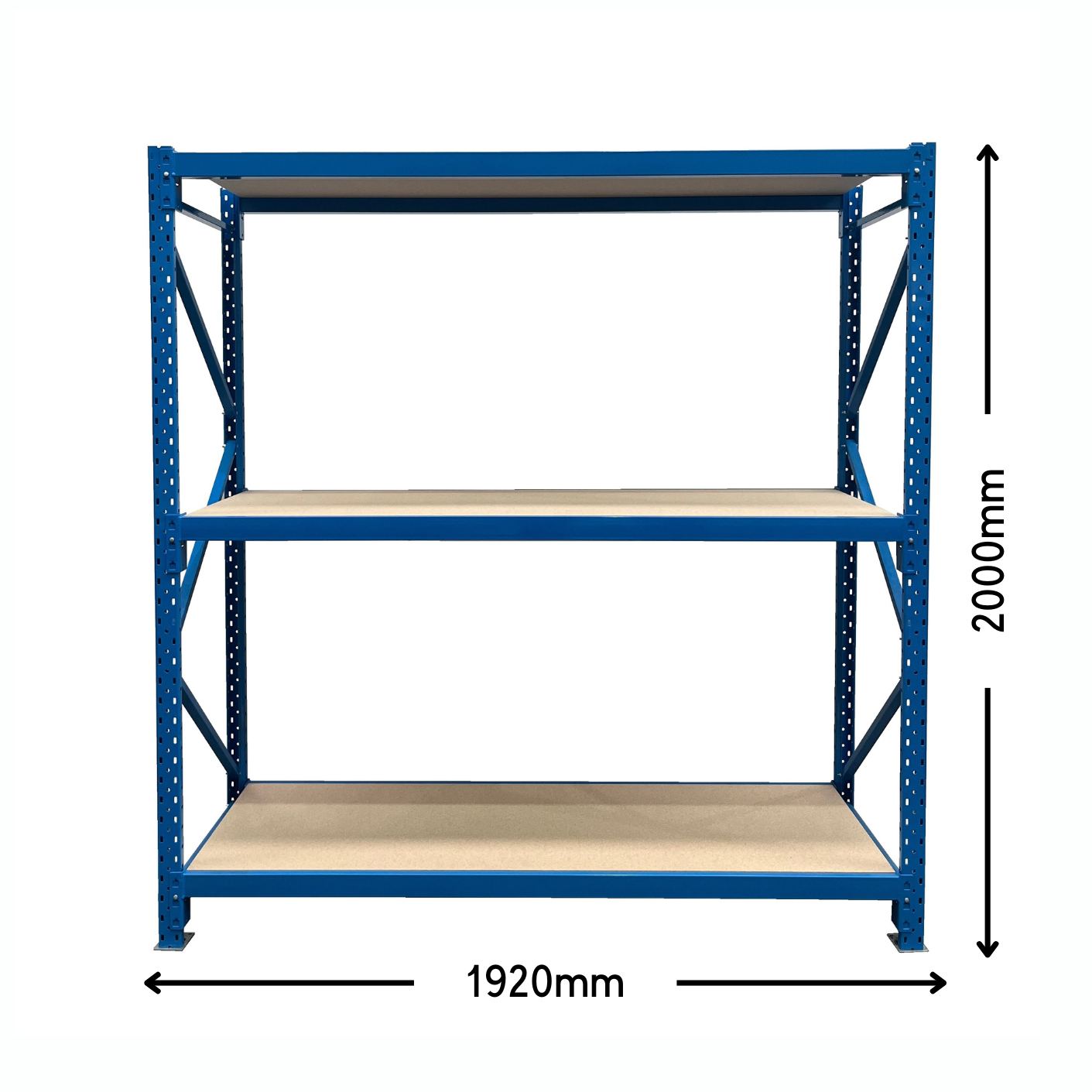 Garage Shelving Starter Bay With 3 Levels