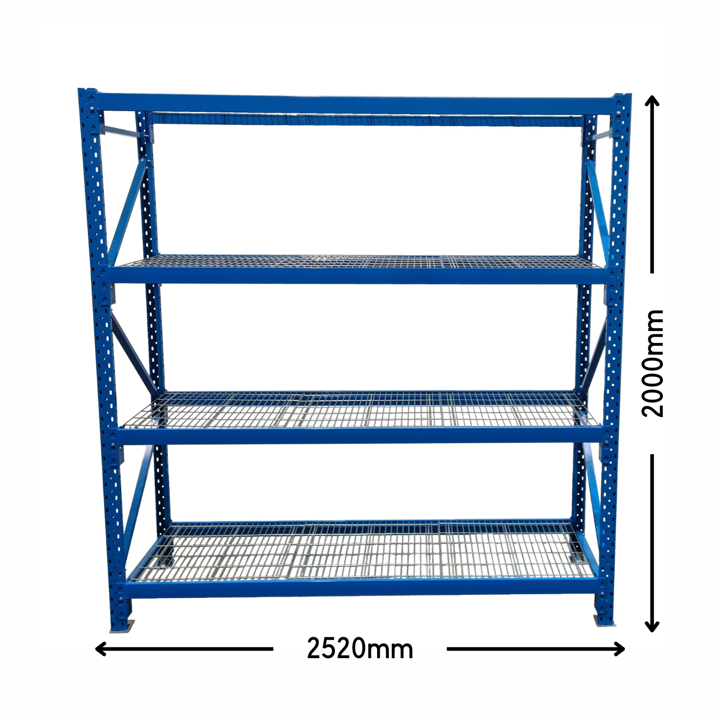 Longspan Cool Room Shelving Starter Bay 2000mm High x 600mm Deep