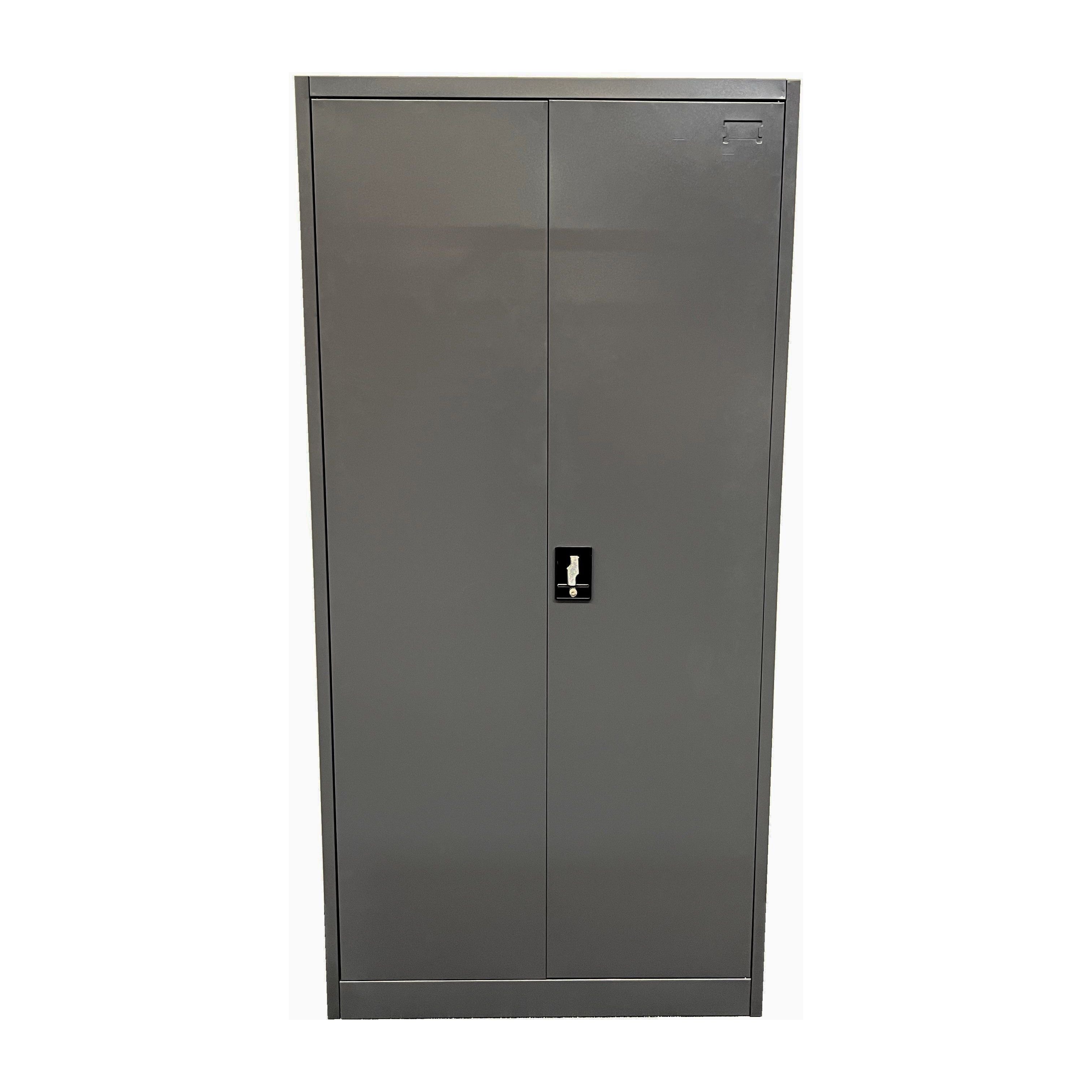 2 Door Utility Lockable Cabinet with 5 Compartments | Shelving Storage