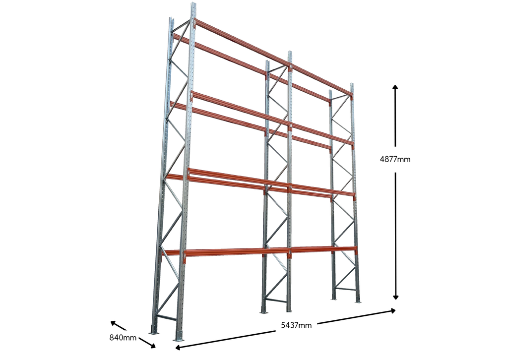 Pallet Racking Two Bay Package | Efficient Storage Solution