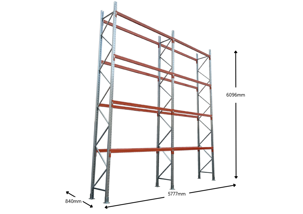 Pallet Racking Two Bay Package | Efficient Storage Solution