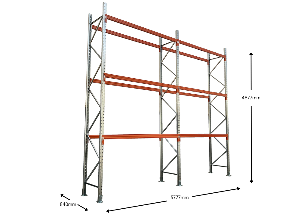 Pallet Racking Two Bay Package | Efficient Storage Solution