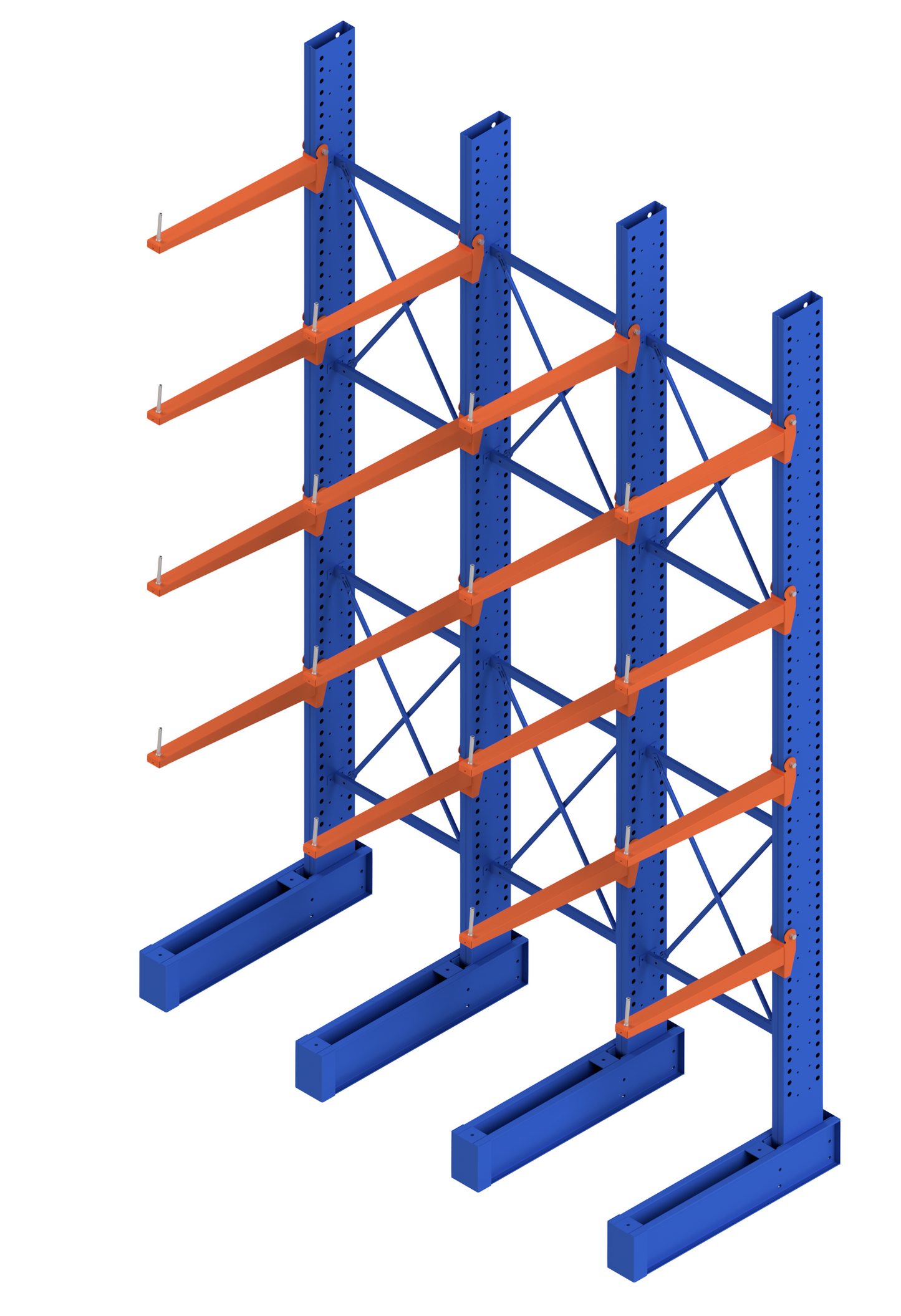 Heavy Duty Cantilever Racking Three Bay Package