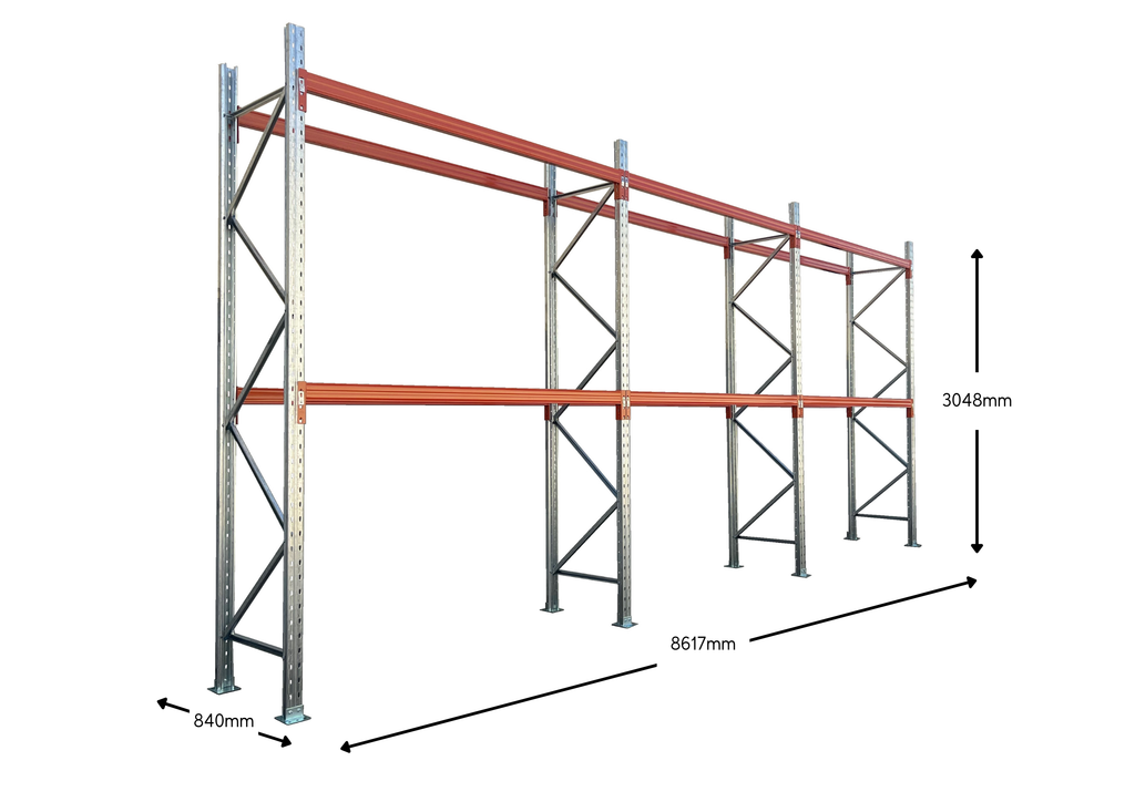 3 Metre Racking Pallet Racking Three Bay Package | Efficient Storage Deal