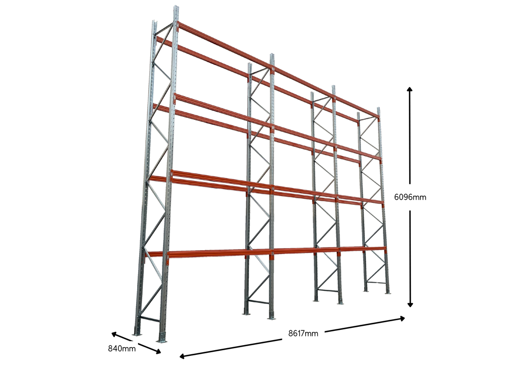 3 Point Racking Pallet Racking Three Bay Package | Efficient Storage Deal
