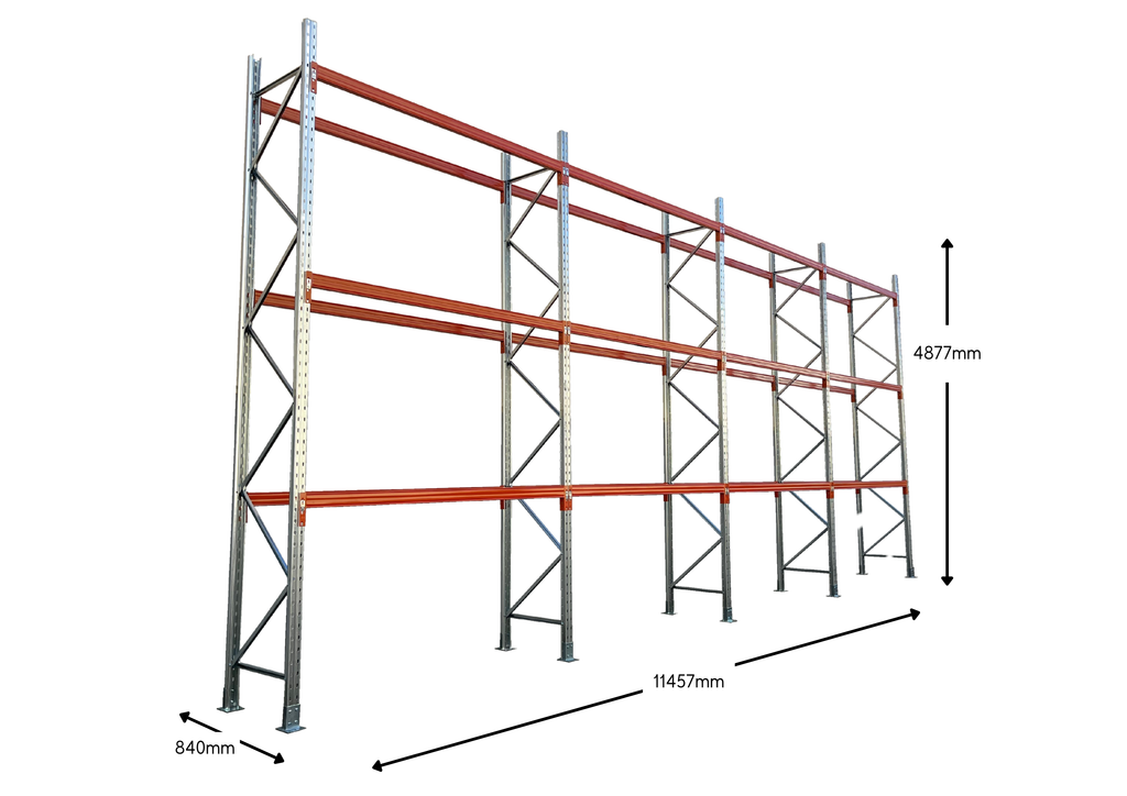 Pallet Racking Four Bay Package | Storage Solution