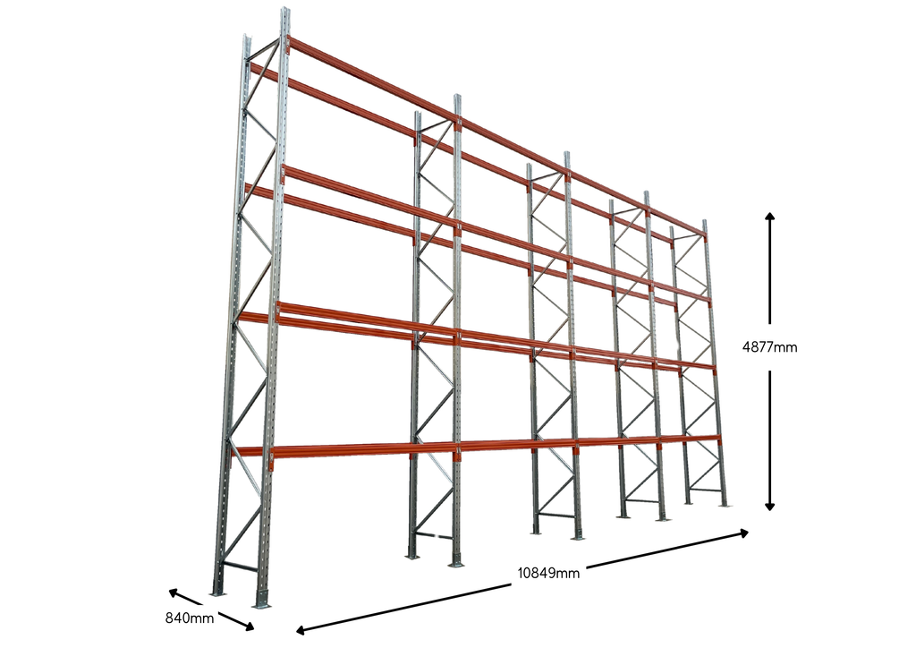 Pallet Racking Four Bay Package | Storage Solution