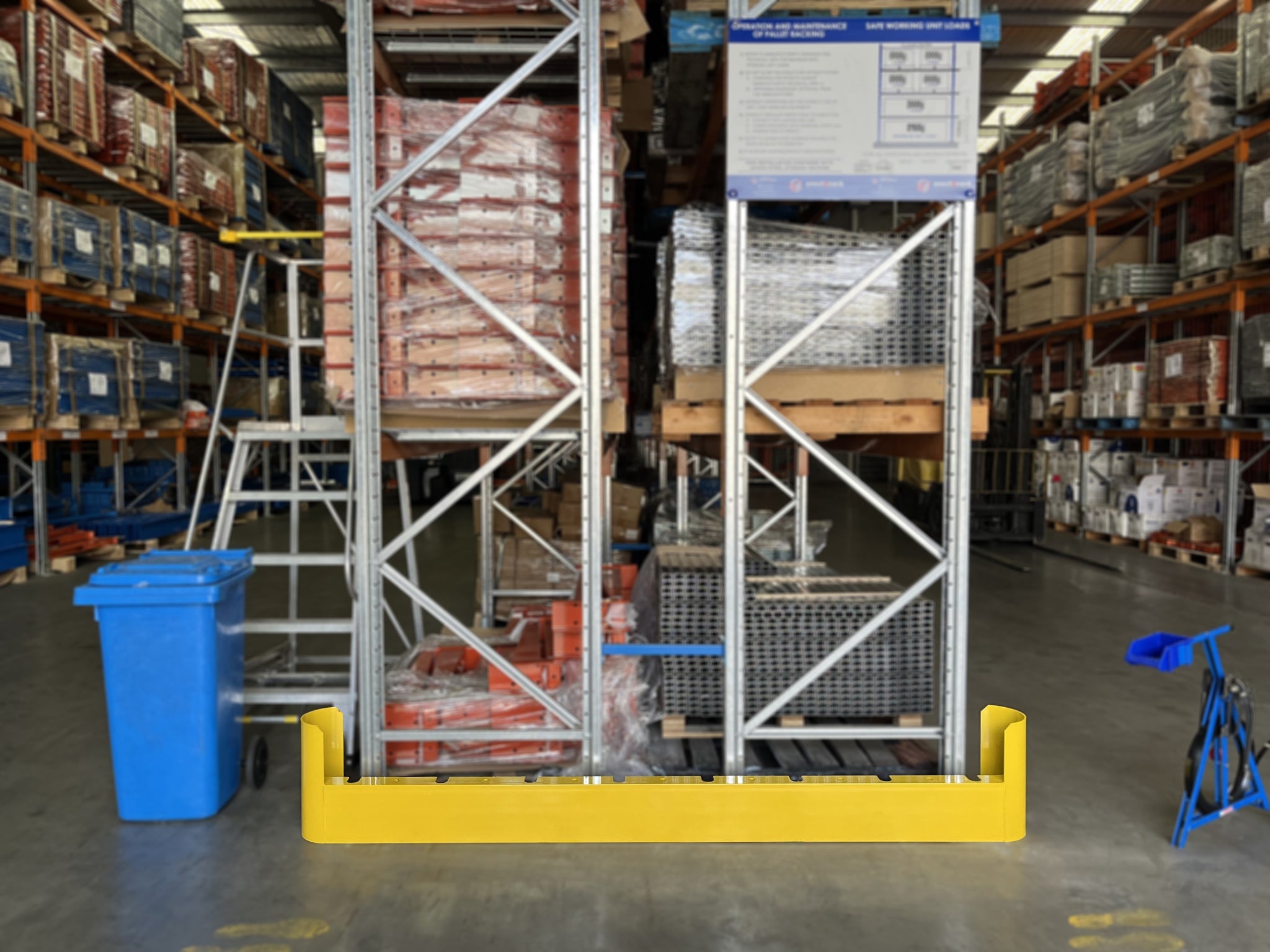 AXIS Aisle Barrier Double Deep (Double End) | ReadyRack
