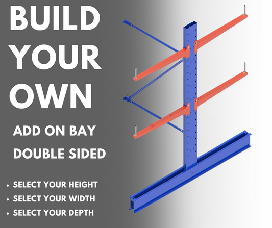 Medium Duty Cantilever Racking Double Sided Add On Bay