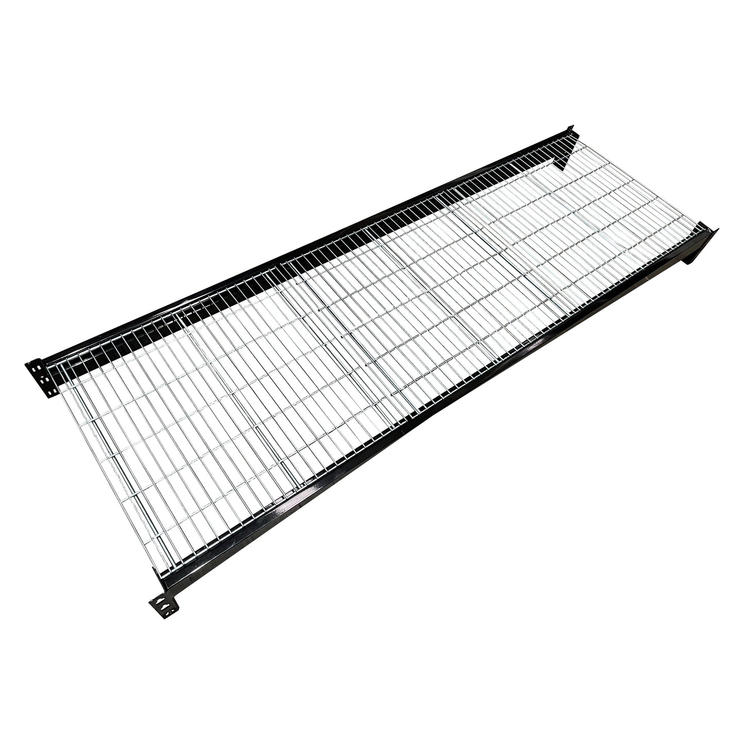 Shelve Level Racking Black Longspan Shelf Level with Mesh | Longspan Shelving Melbourne