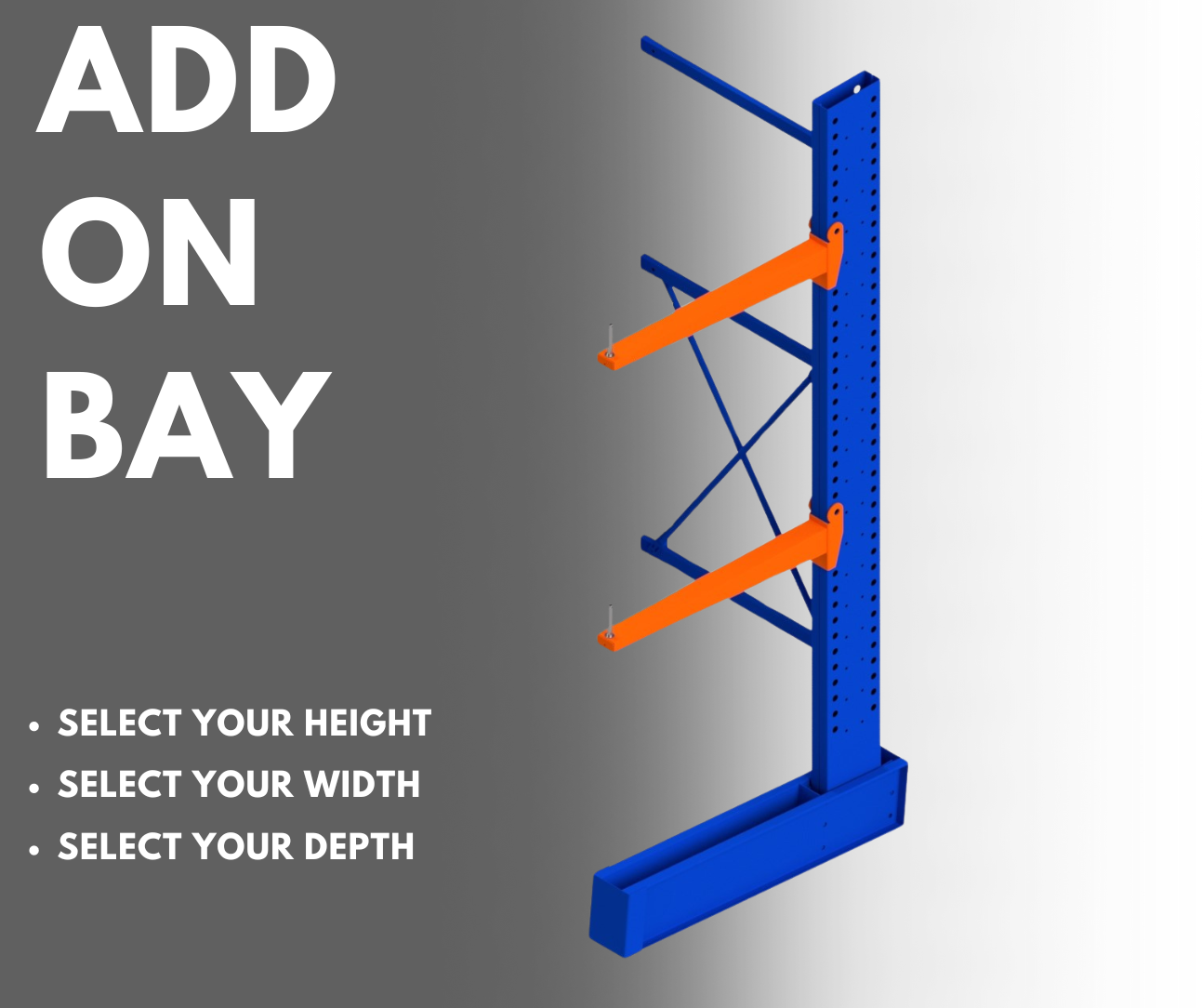 Heavy Duty Cantilever Racking Add-On Bay | Ready Rack