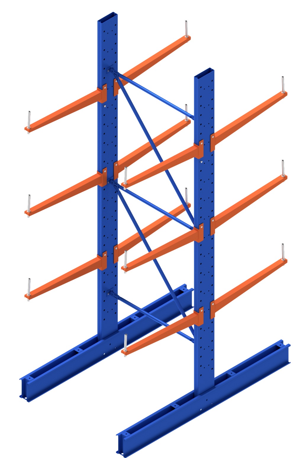 Starter Racking Medium Duty Double Sided Cantilever Racking