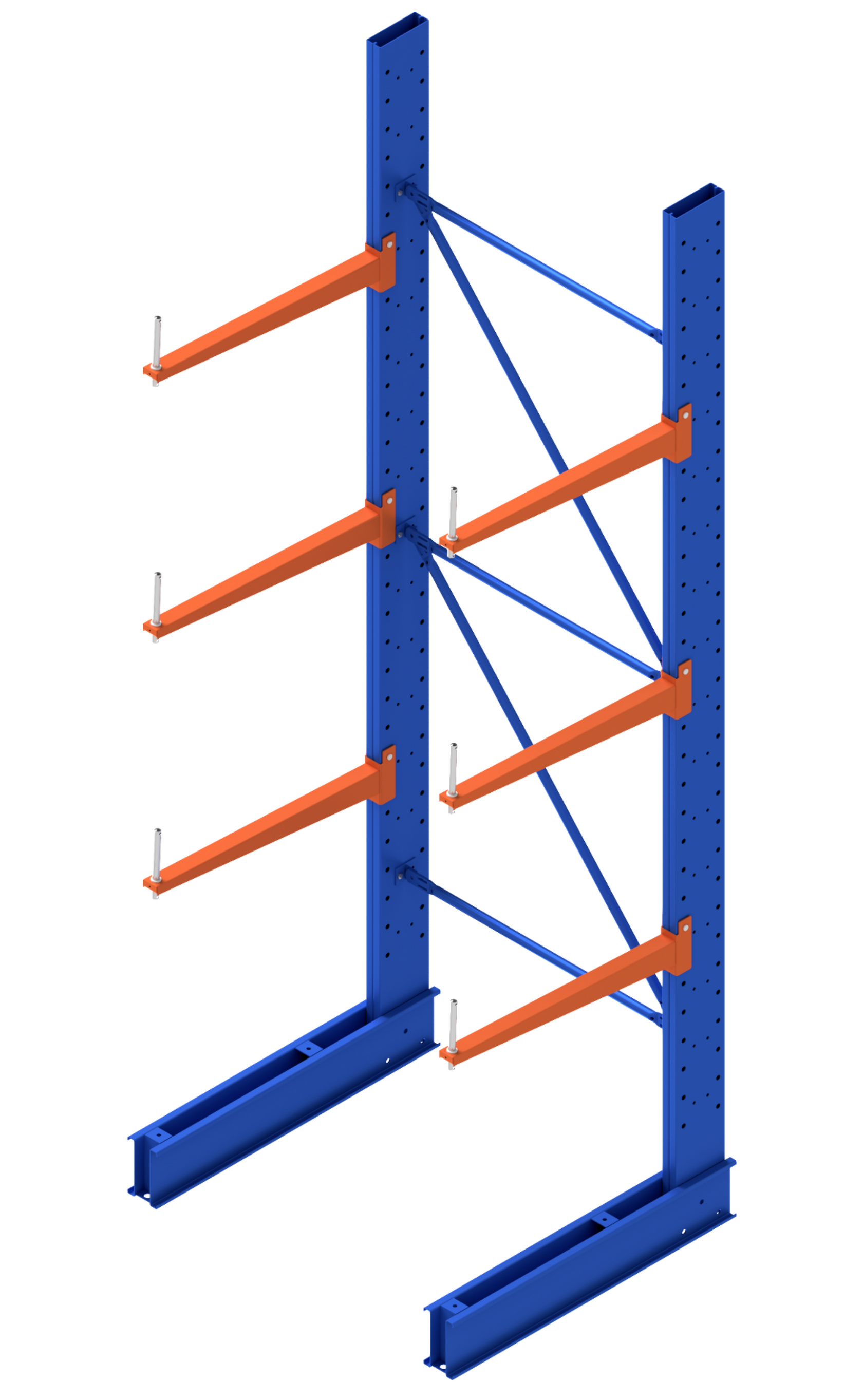 Single Layer Racking Medium Duty Cantilever Racking