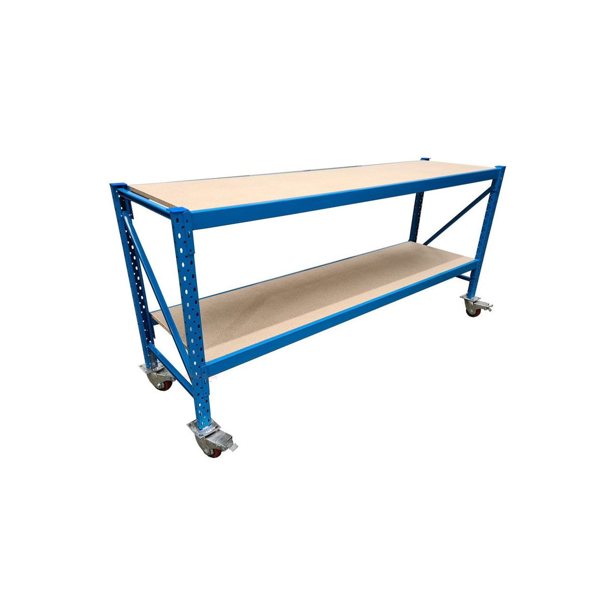 Non Racking Workbench Longspan Workbench with Castors | Heavy Duty Workshop Essential