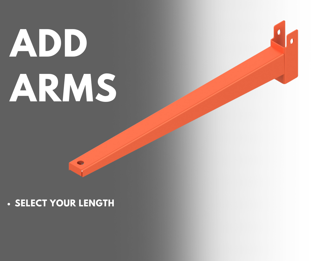 Medium Duty Cantilever Racking Arm