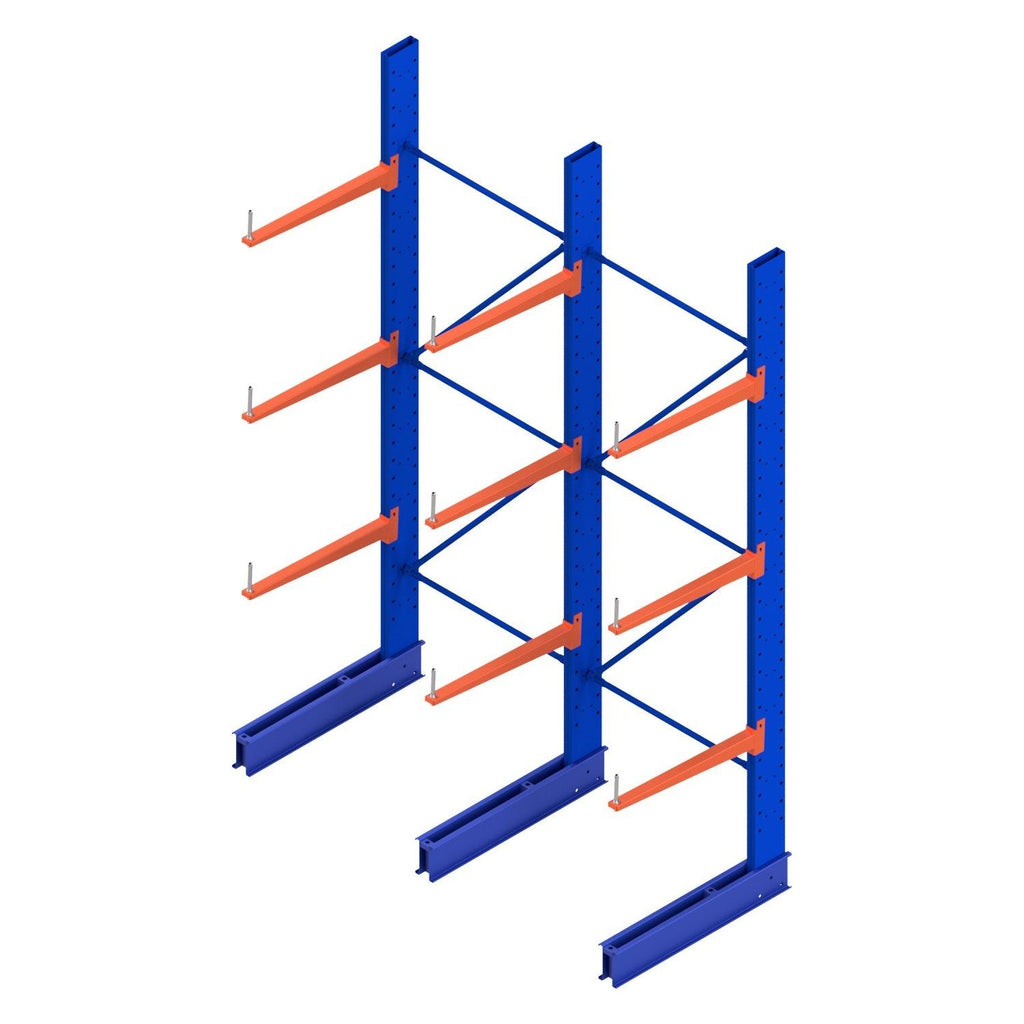 Medium Duty Cantilever Racking 2 Bay wide Single Sided | Ready Rack
