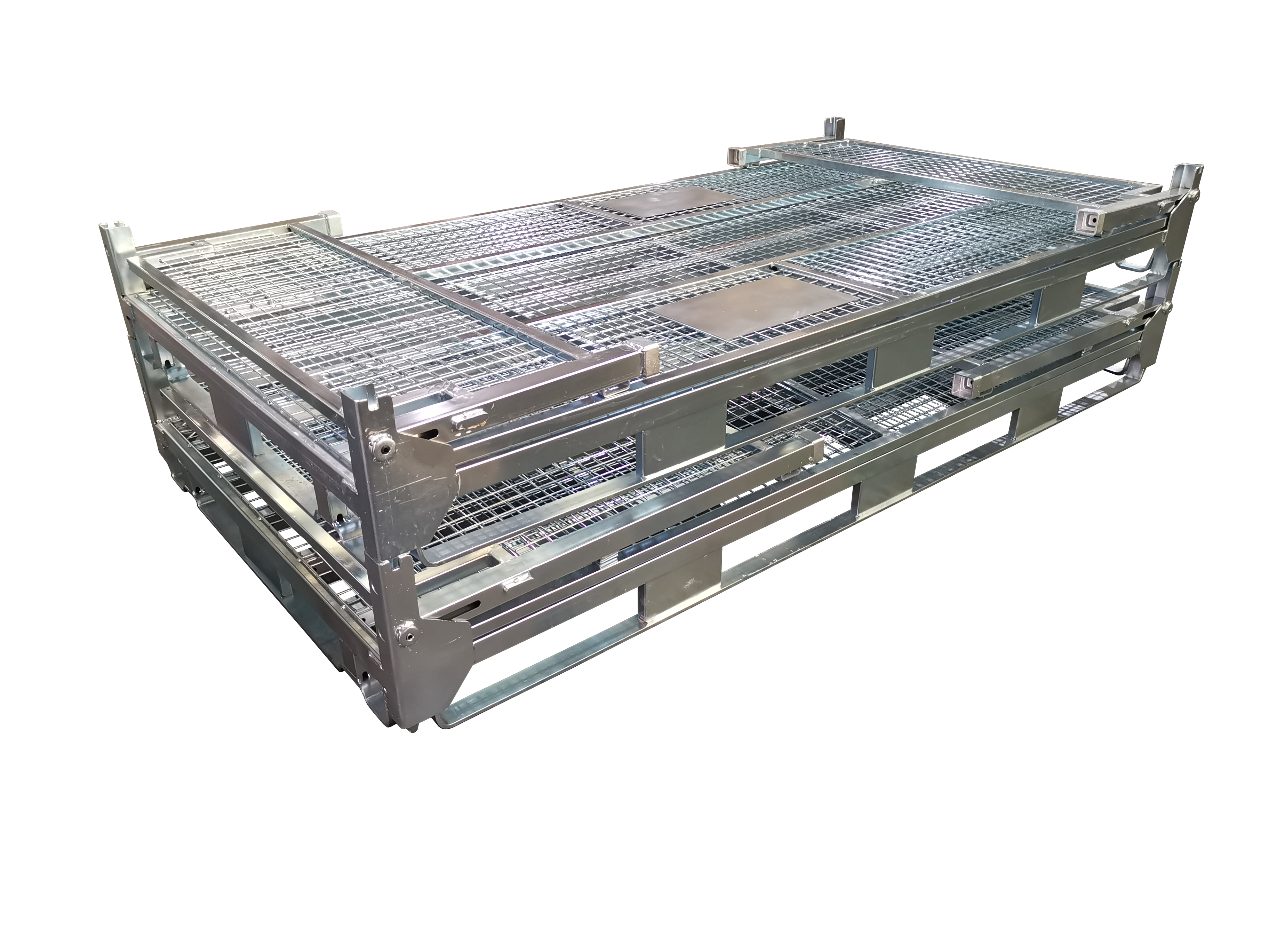 Double Collapsible Half Height Pallet Cage