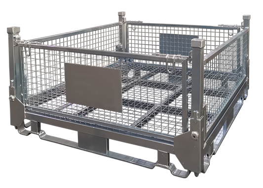 Collapsible Half Height Pallet Cage