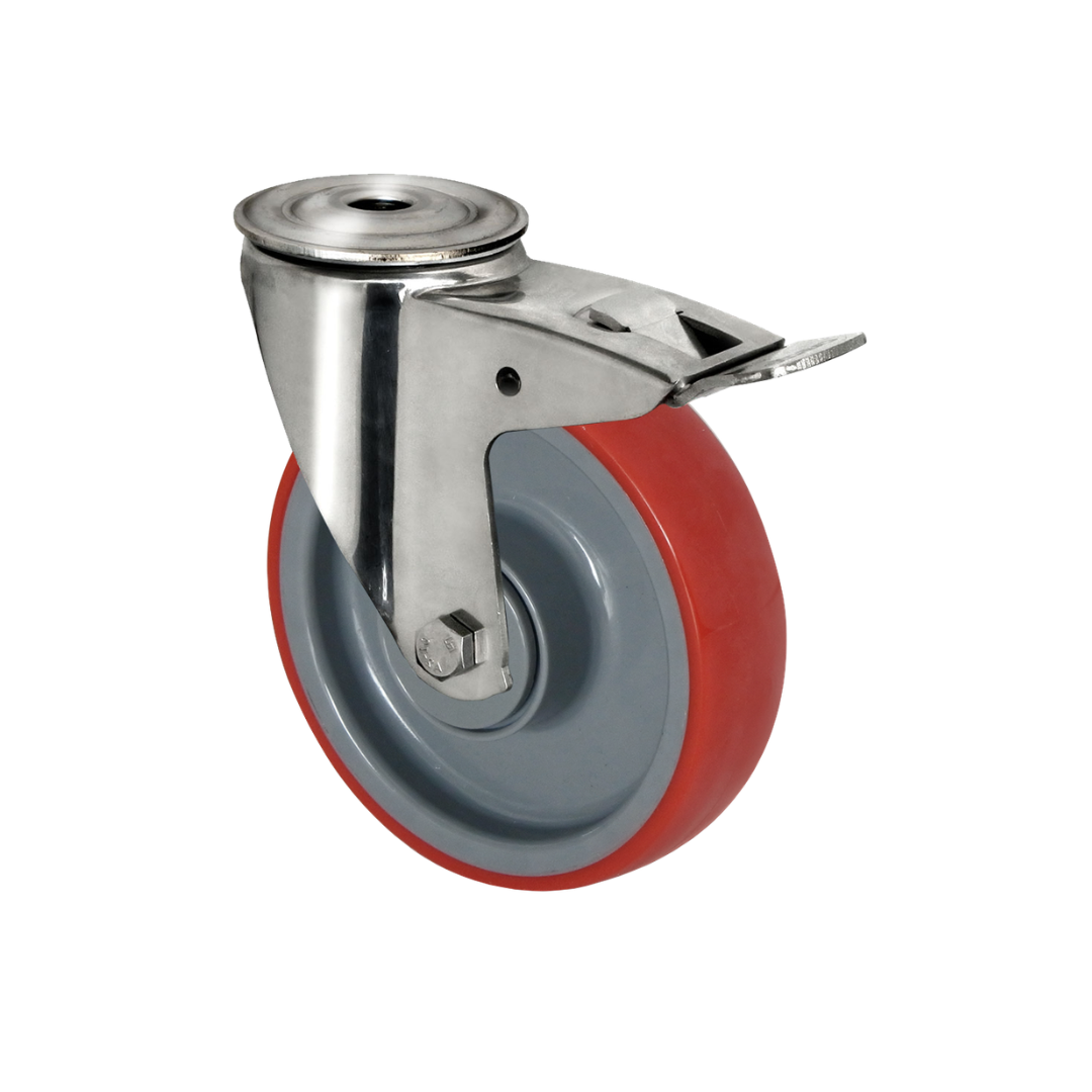 Stainless Steel Thermoplastic Polyurethane Castors
