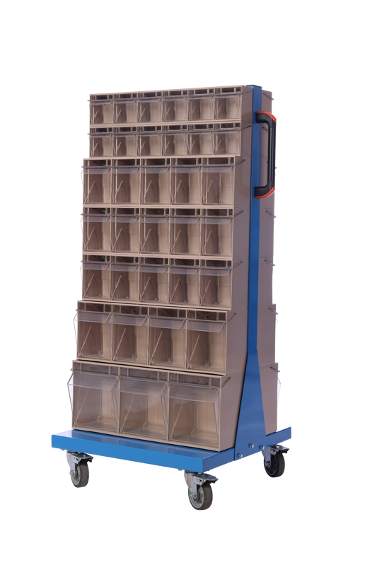 High Density Tiltbox Spare Parts Trolley