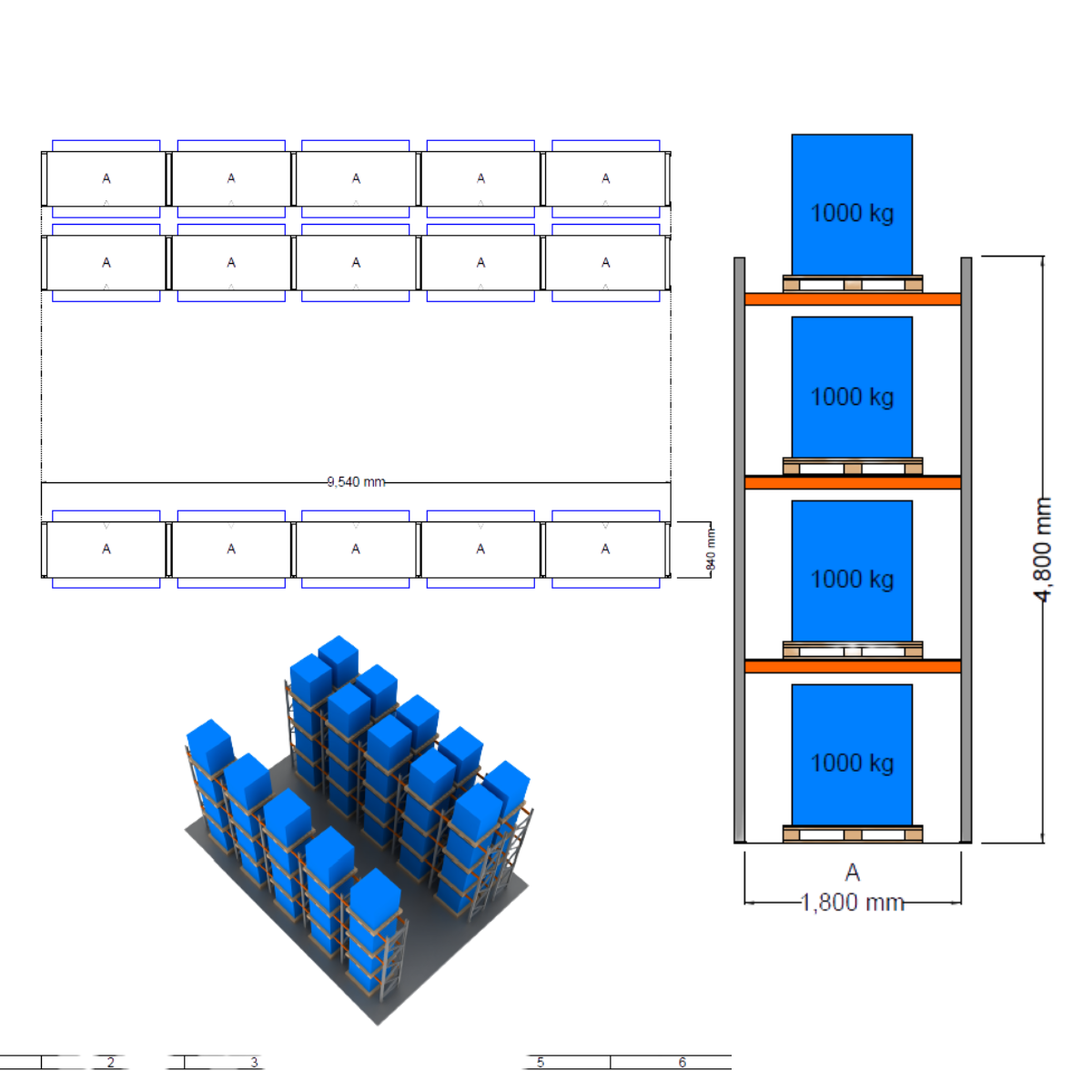 Used Dexion Pallet Racking Set – Excellent Condition