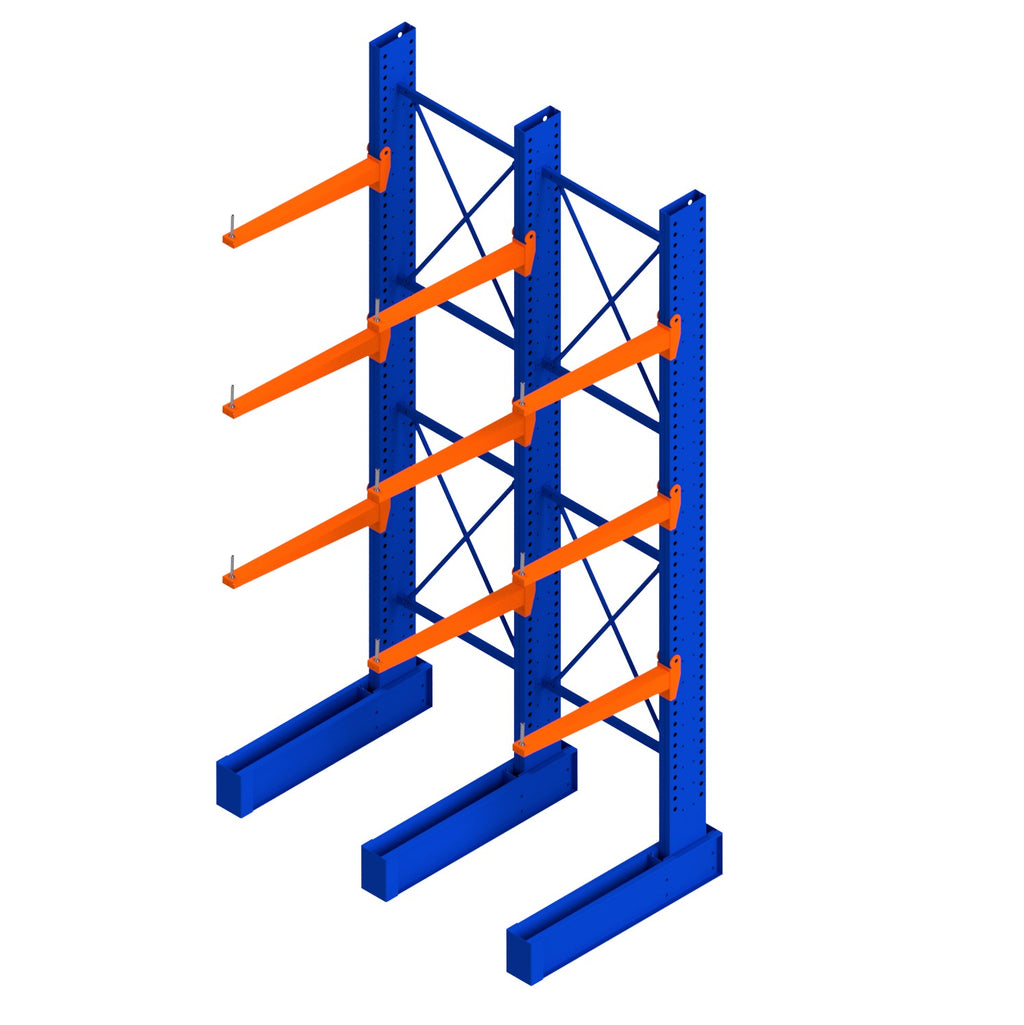 Heavy Duty Cantilever Racking Two Bay Run