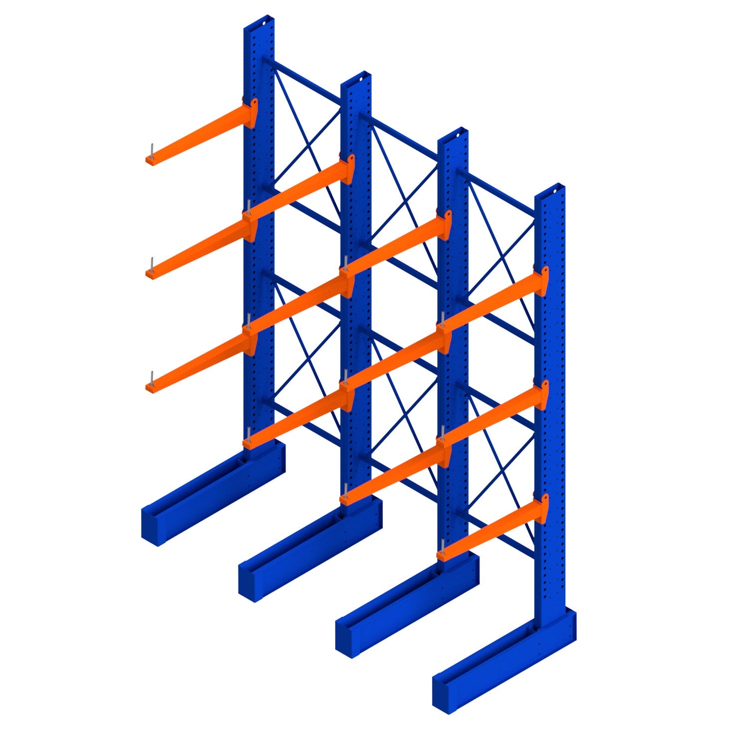 Heavy Duty Cantilever Three Bay Run