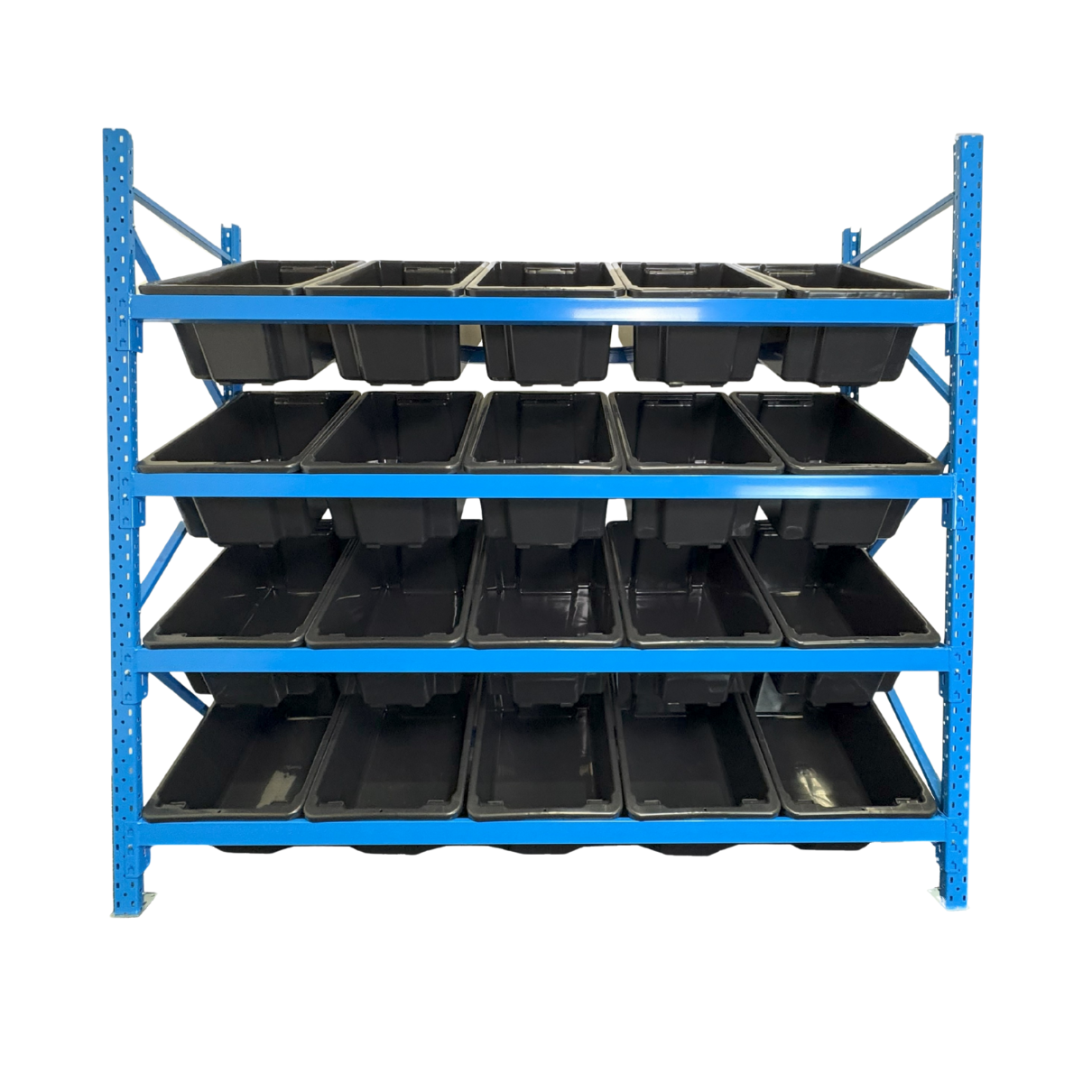 Long Span Shelving Package With Tubs 2000mm High