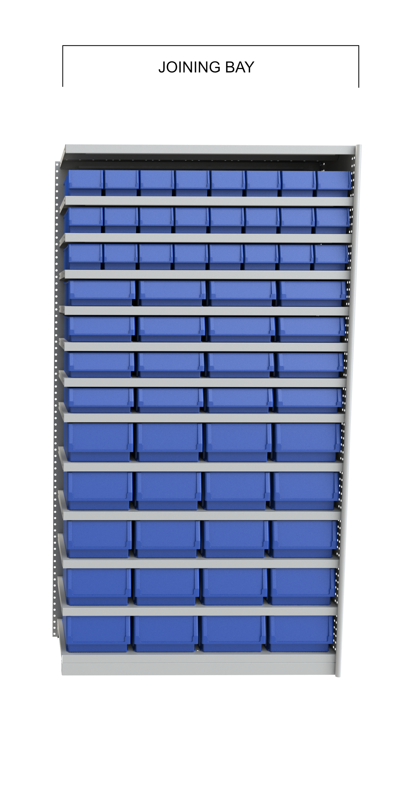 Mixed Bucket Shelving add On Bay Package