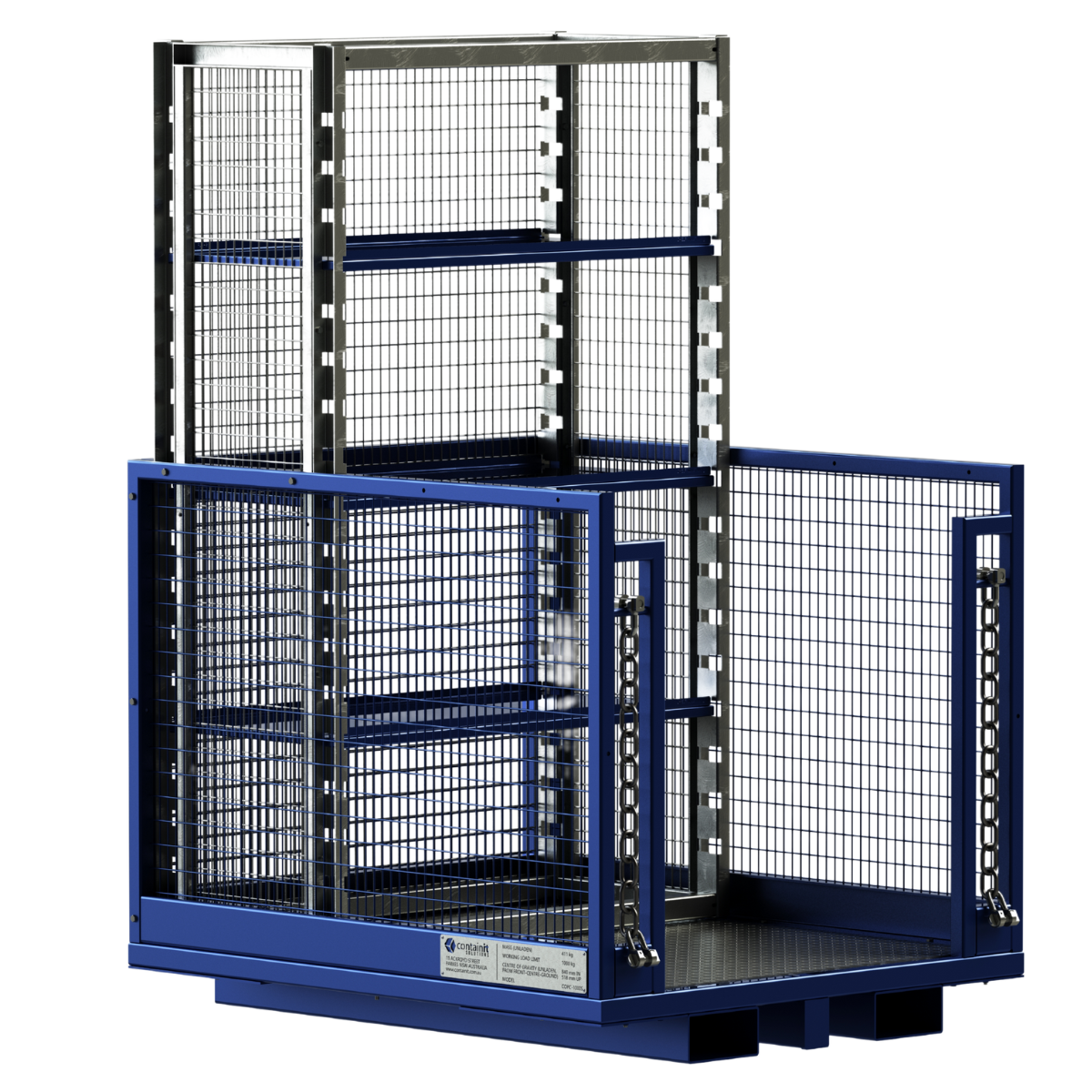 ReadyRack Order Picker Cage with Shelves