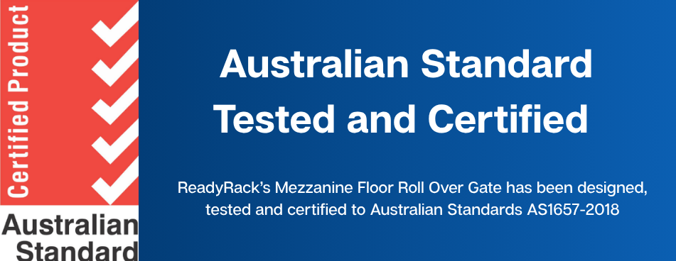 Mezzanine Roll Over Gate 2000 x 2300