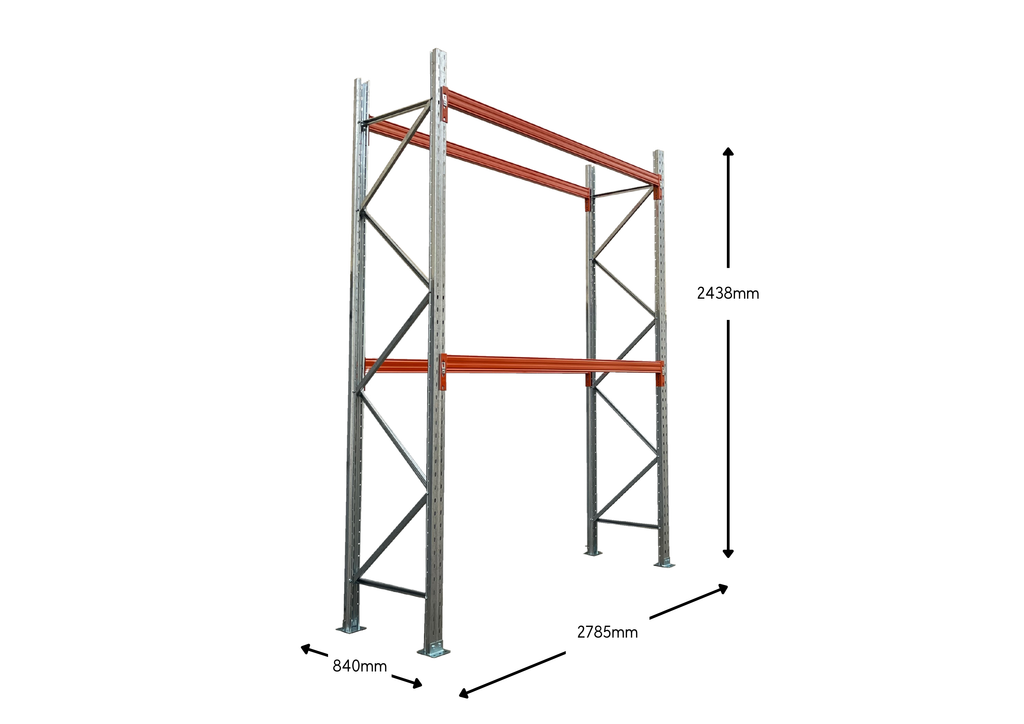 Single Layer Racking System Pallet Racking Single Bay Package | Efficient Storage Deal
