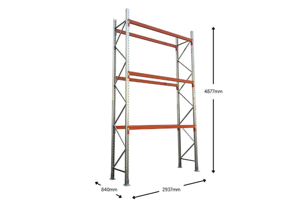 Single Pappet Racking Pallet Racking Single Bay Package | Efficient Storage Deal
