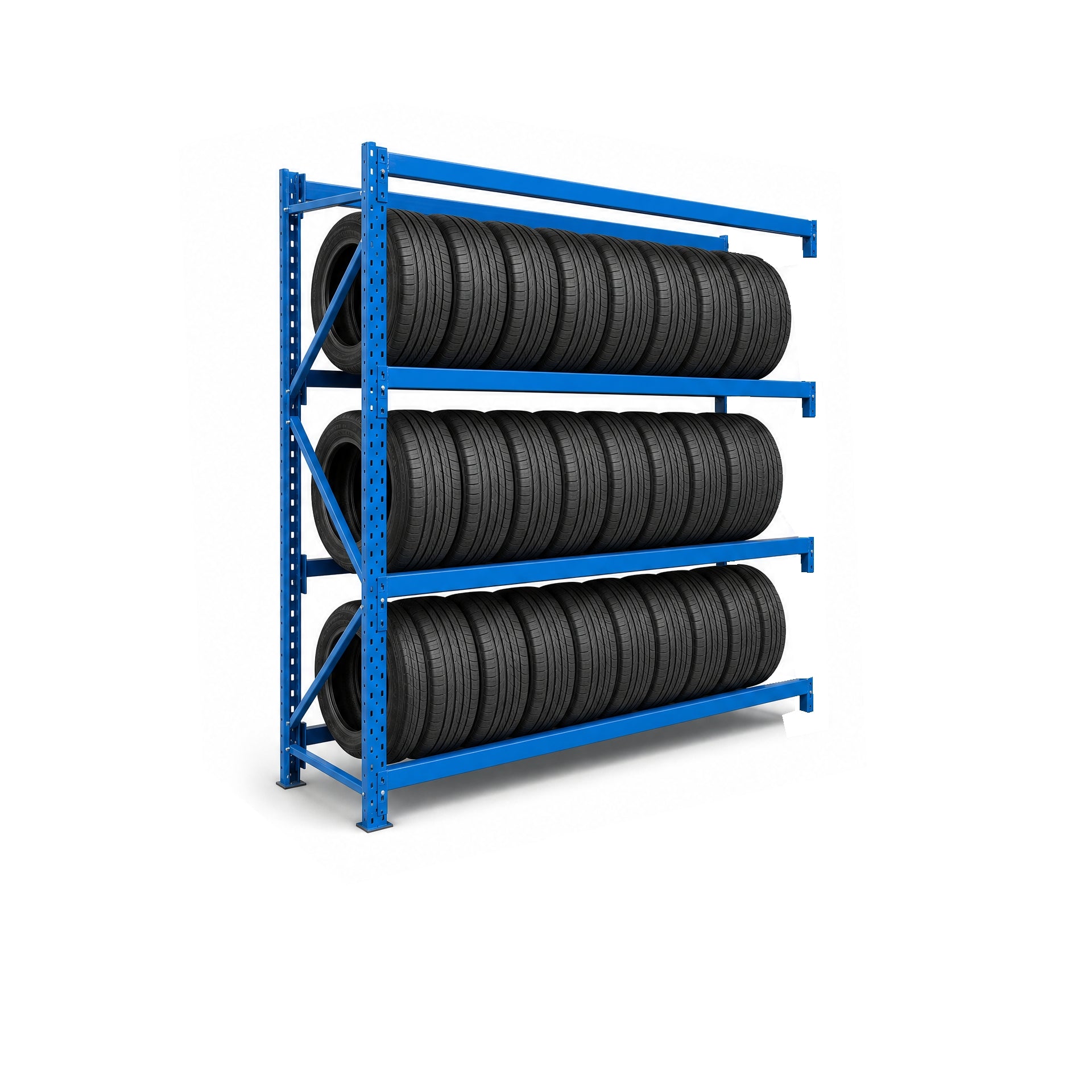 Tyre Rack Addon Bay With 4 Levels