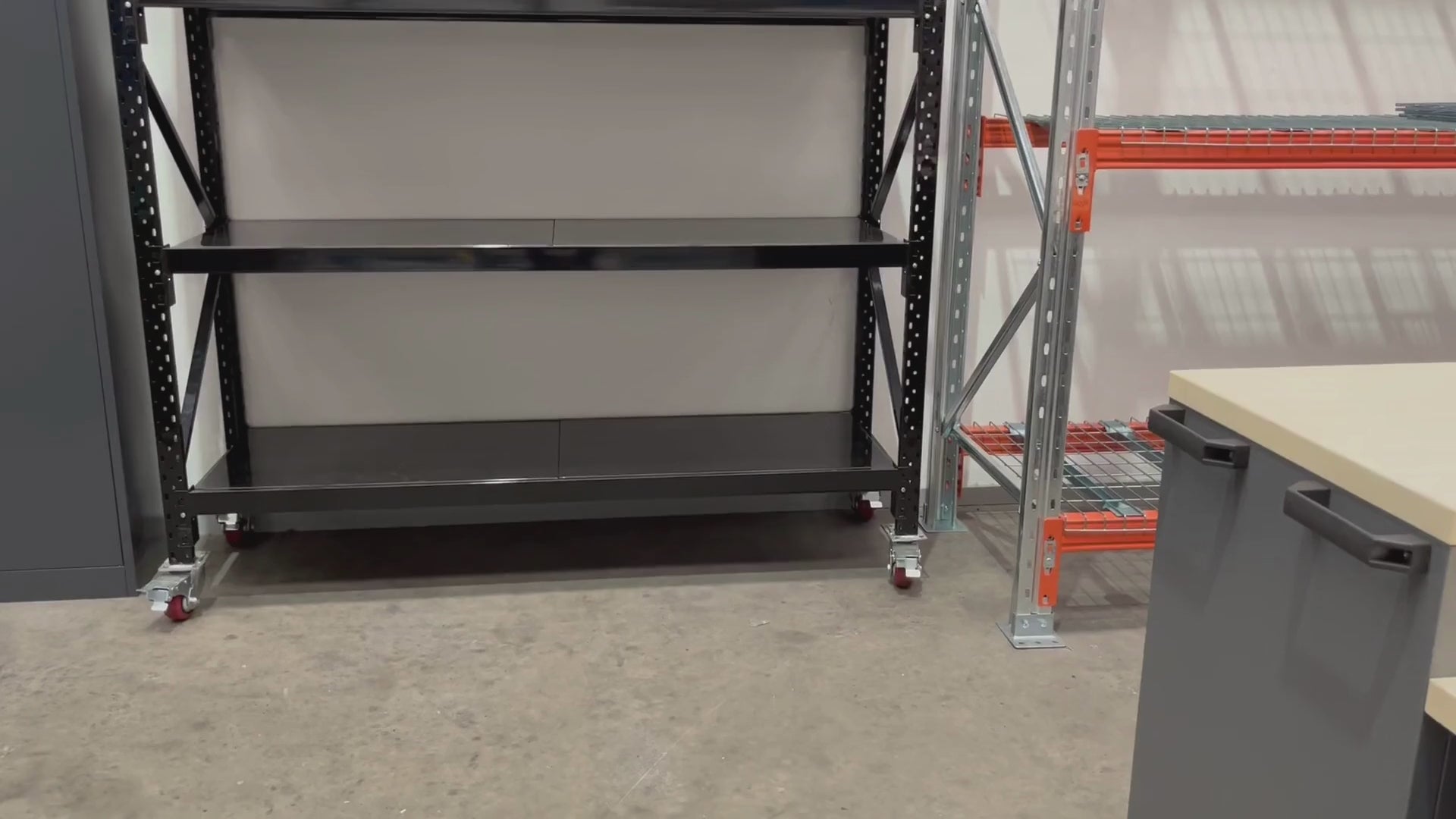 ReadyRack Black Mobile Metal Shelving 2150mm (h) x 1800mm (l)