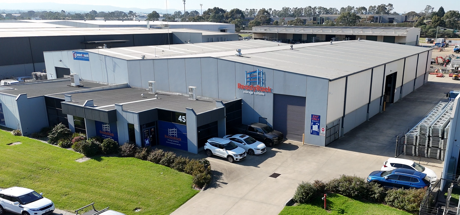 ReadyRack warehouse storage solutions: pallet racking and shelving available Australia-wide